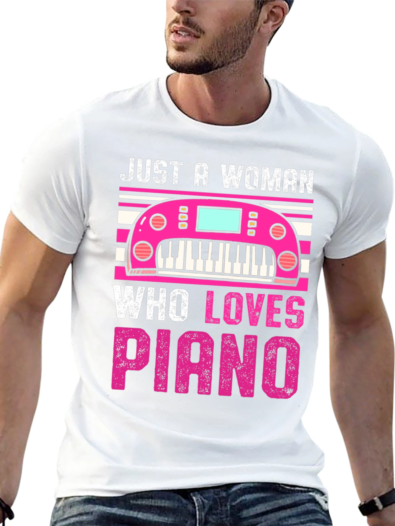 Piano Lover Womans Graphic Tee