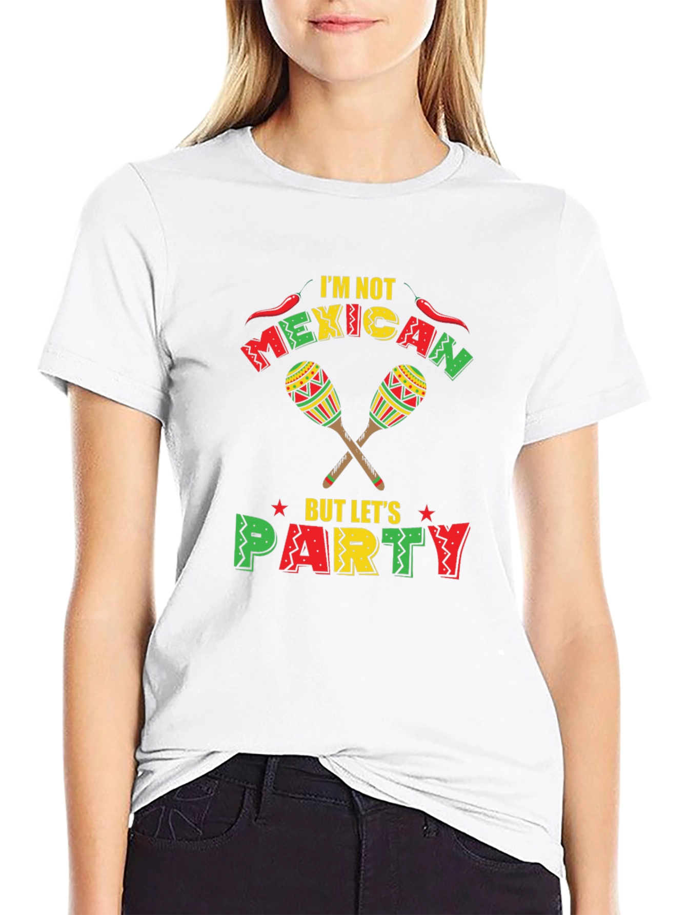 Mexican Fiesta T-Shirt - Lets Party!