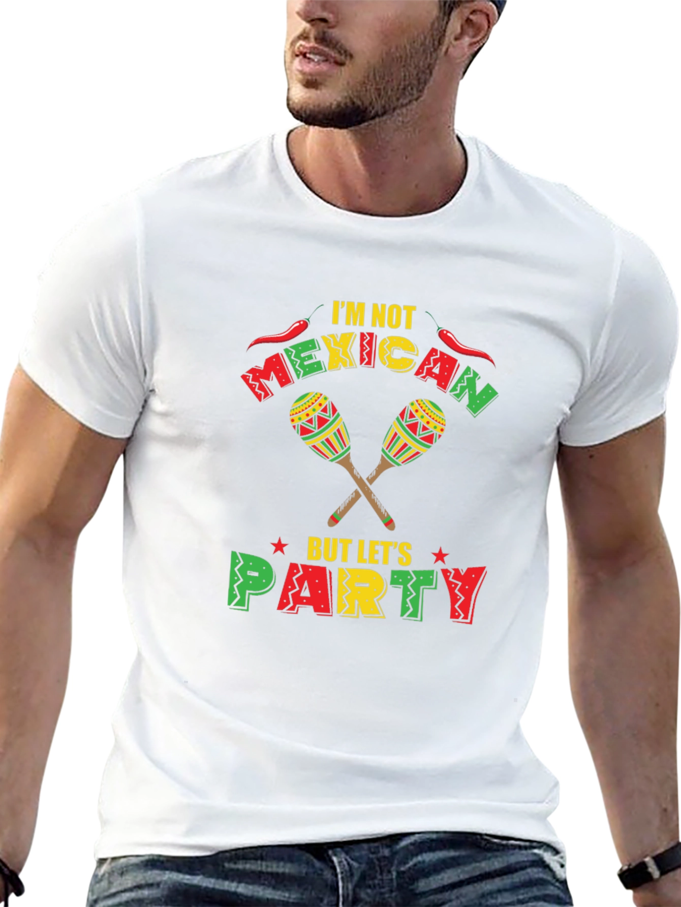 Mexican Fiesta T-Shirt - Lets Party!