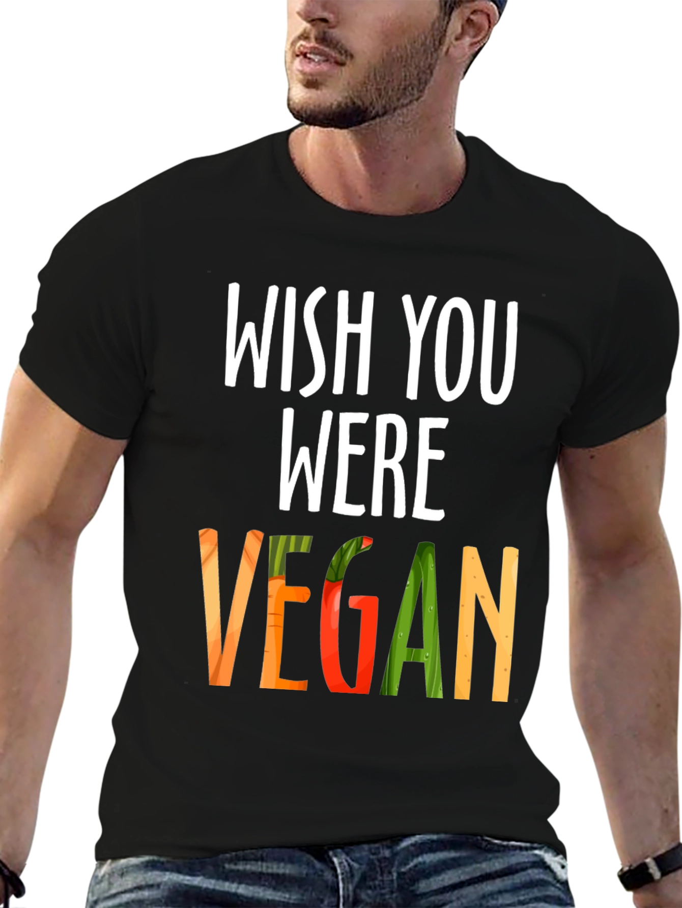 Wish You Were Vegan T-Shirt