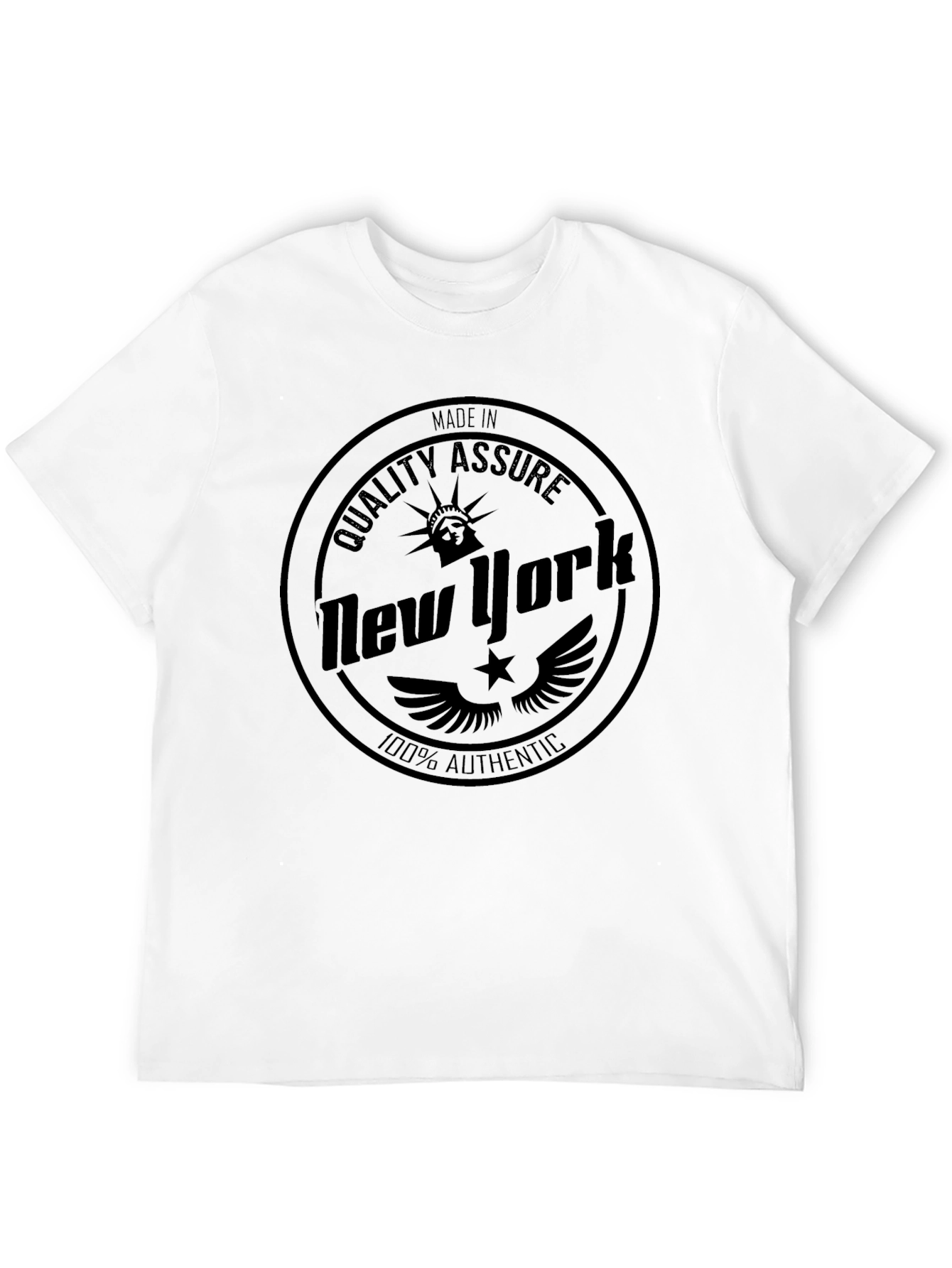New York Quality Assure Black T-Shirt