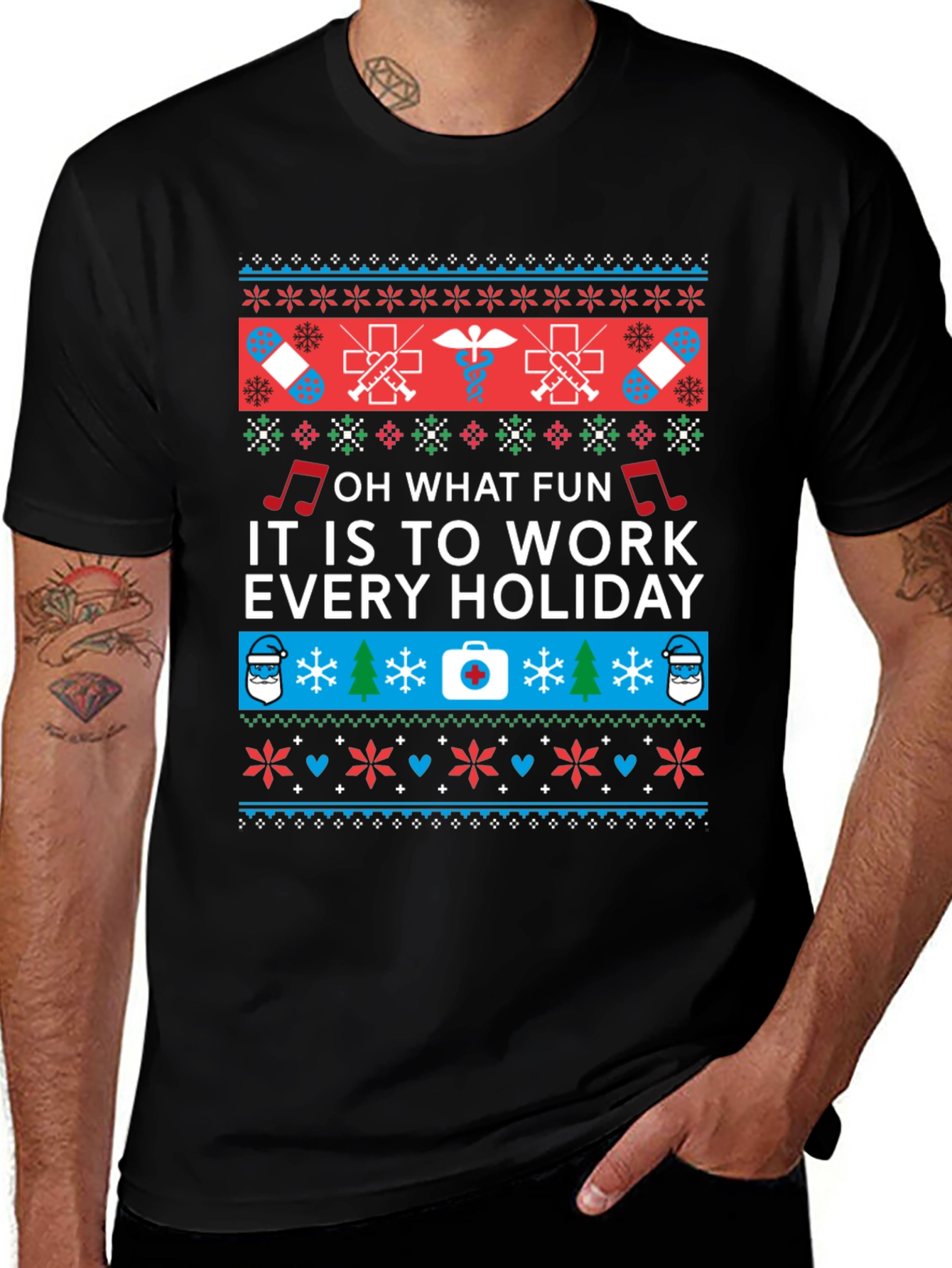 Holiday Work T-Shirt - Nurse/Doctor Novelty