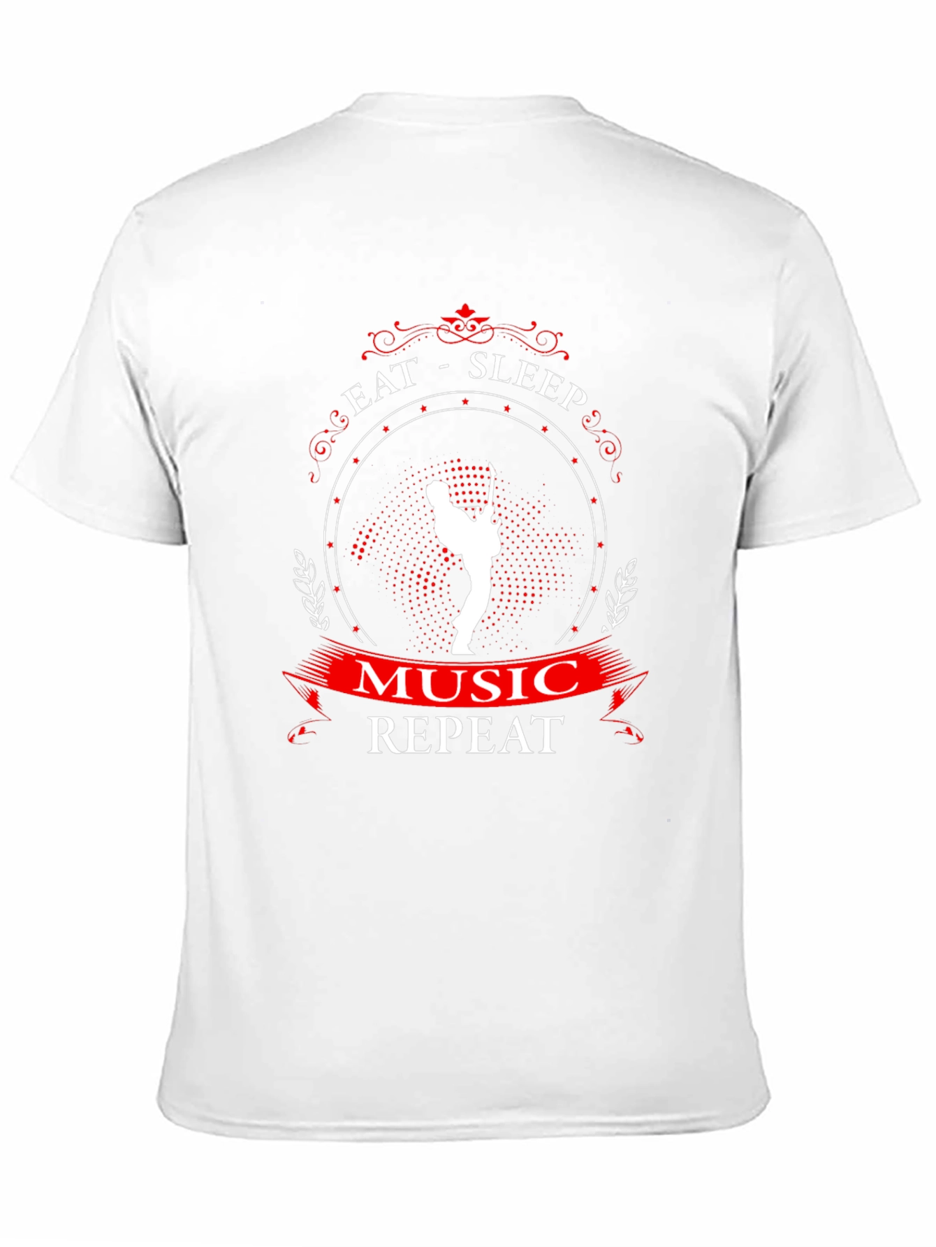 Eat Sleep Music Repeat Graphic Tee
