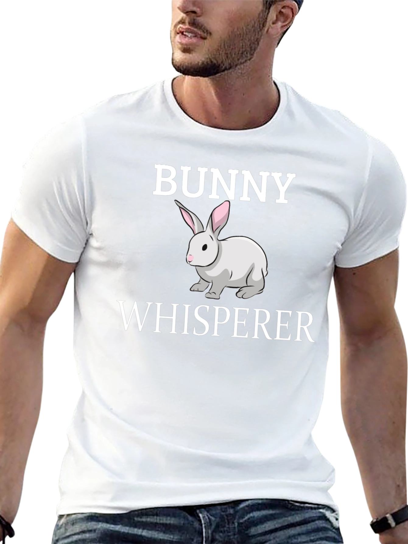 Bunny Whisperer Graphic Tee - Soft Cotton T-Shirt