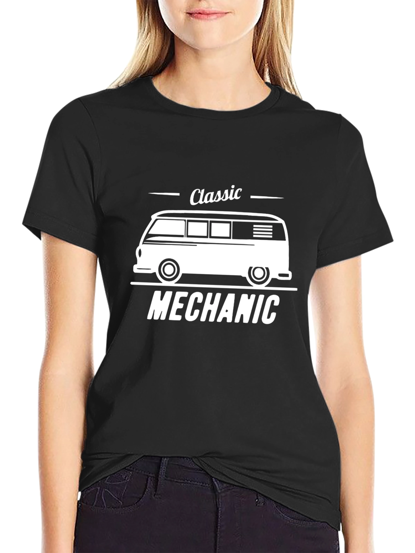 Classic Mechanic Van T-Shirt - Automotive Enthusiast Tee