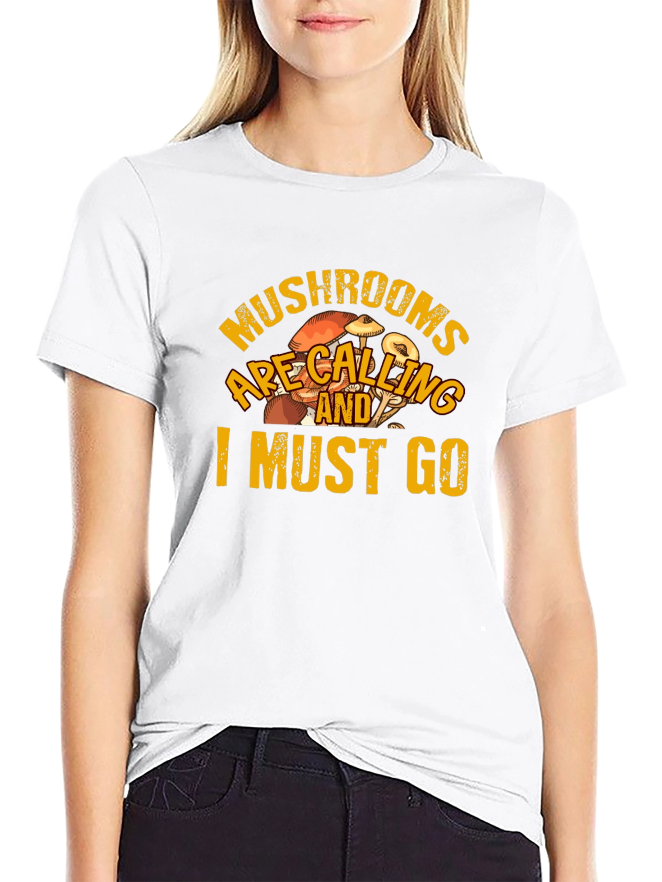 Mushroom Calling T-Shirt - Funny Foraging Tee