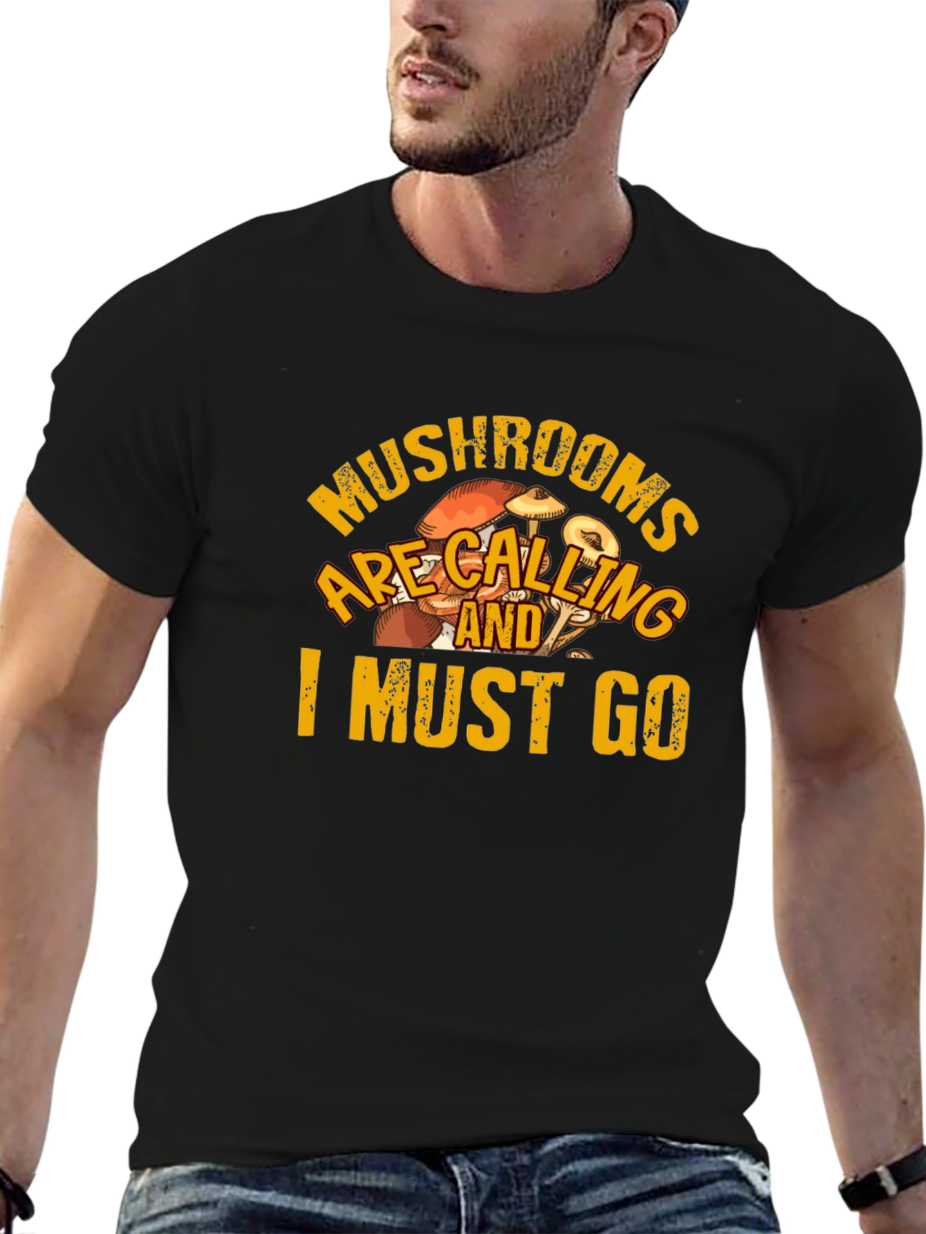 Mushroom Calling T-Shirt - Funny Foraging Tee