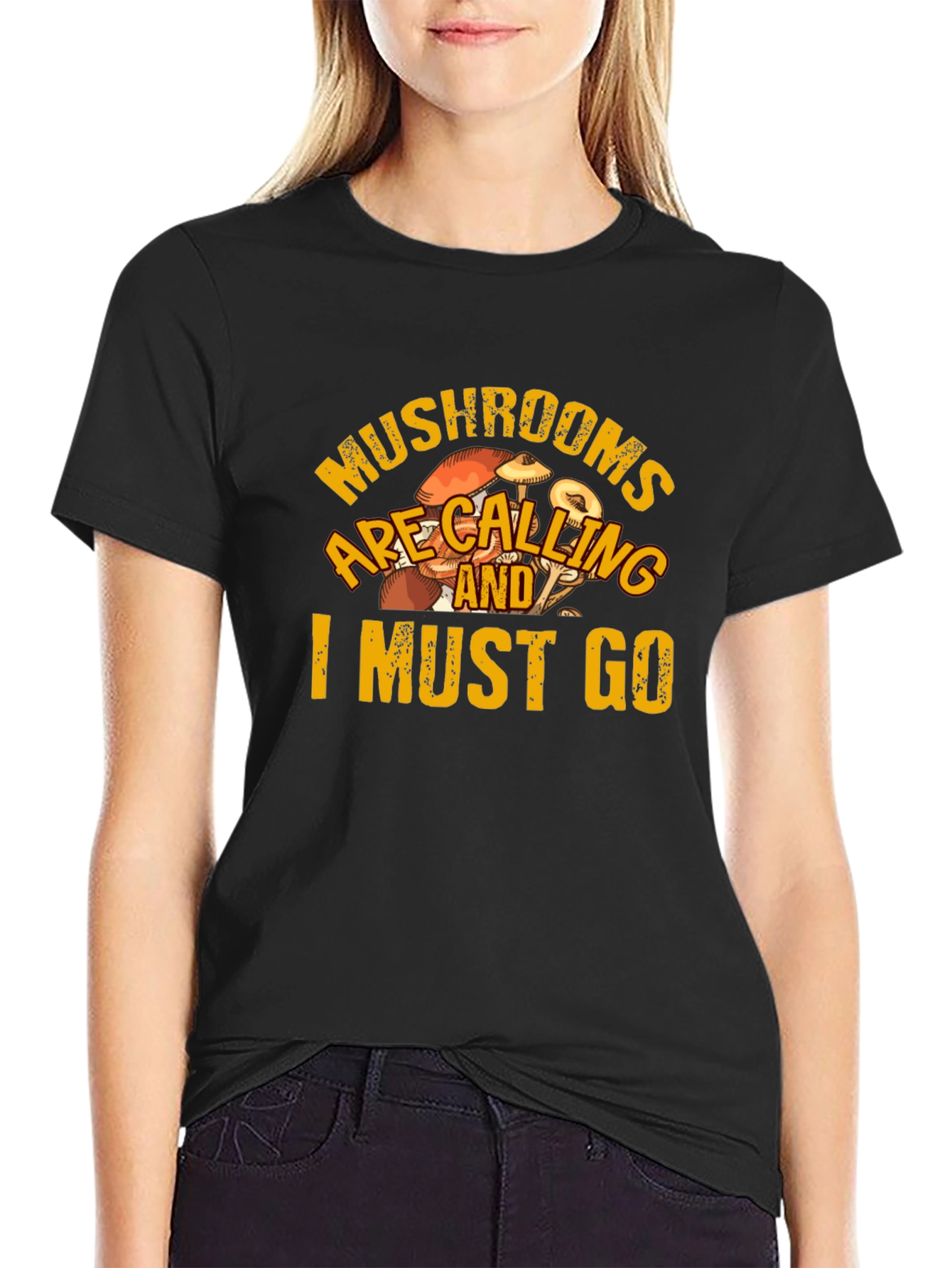 Mushroom Calling T-Shirt - Funny Foraging Tee