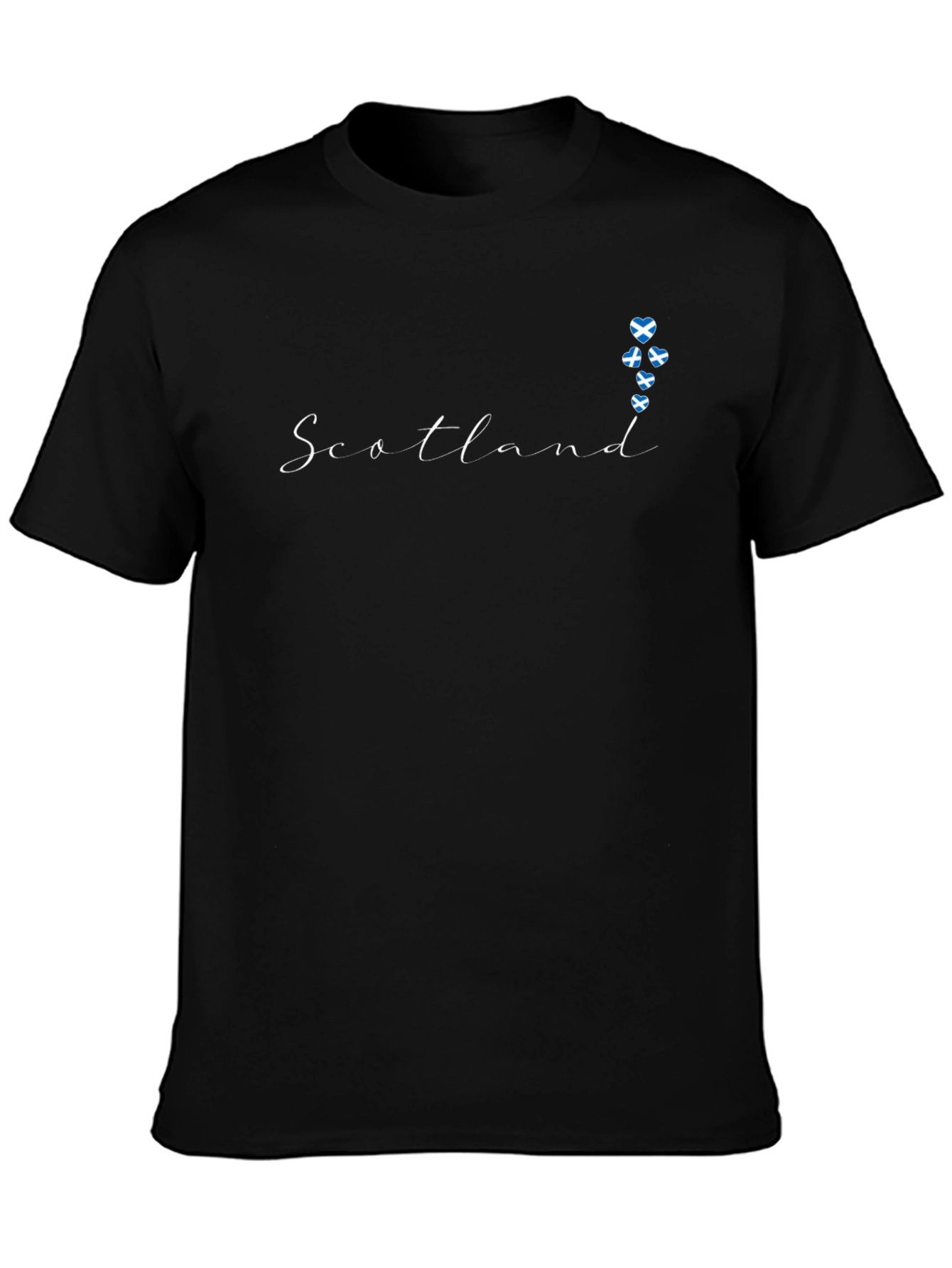 Scotland Flag Heart T-Shirt
