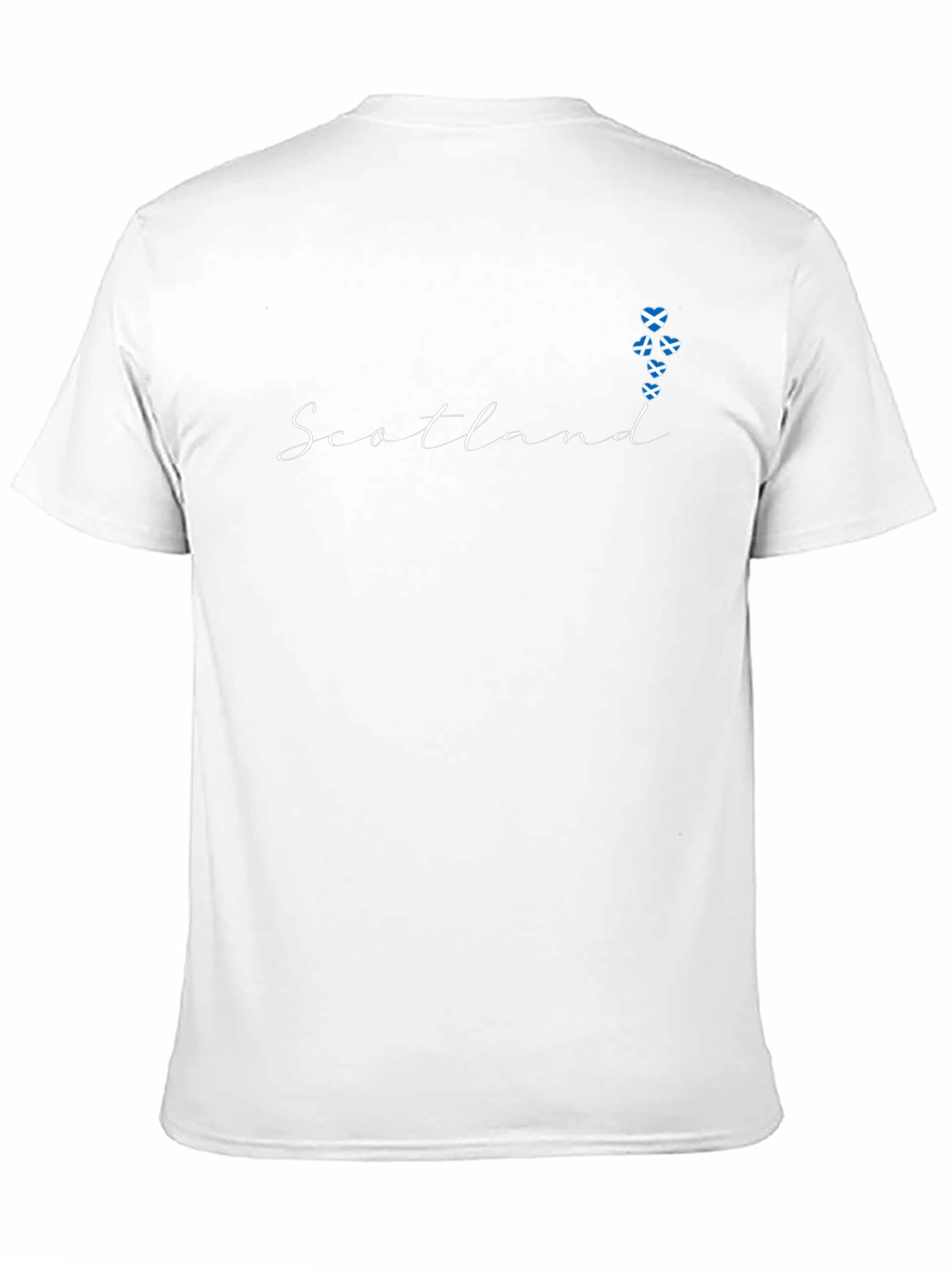 Scotland Flag Heart T-Shirt