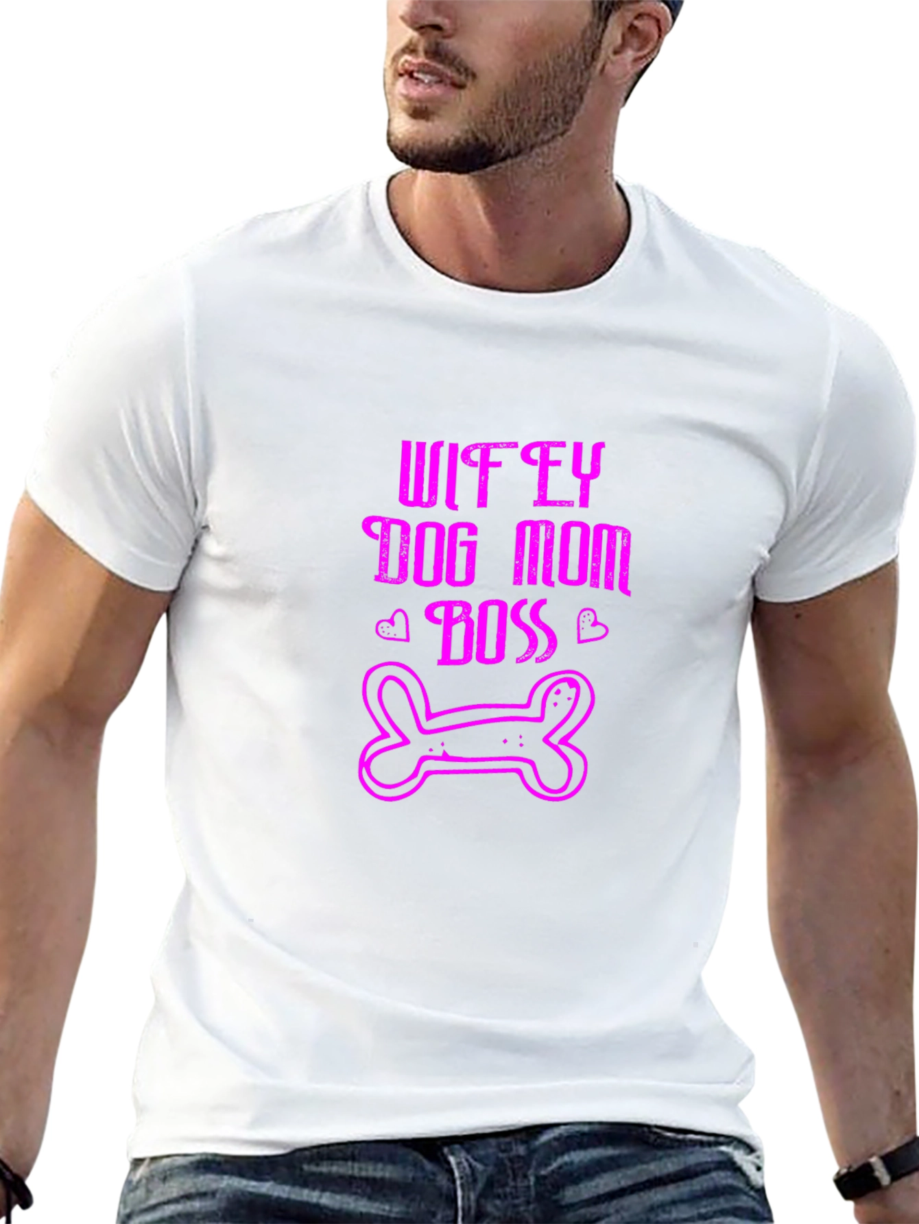 Wifey Dog Mom Boss Graphic Tee