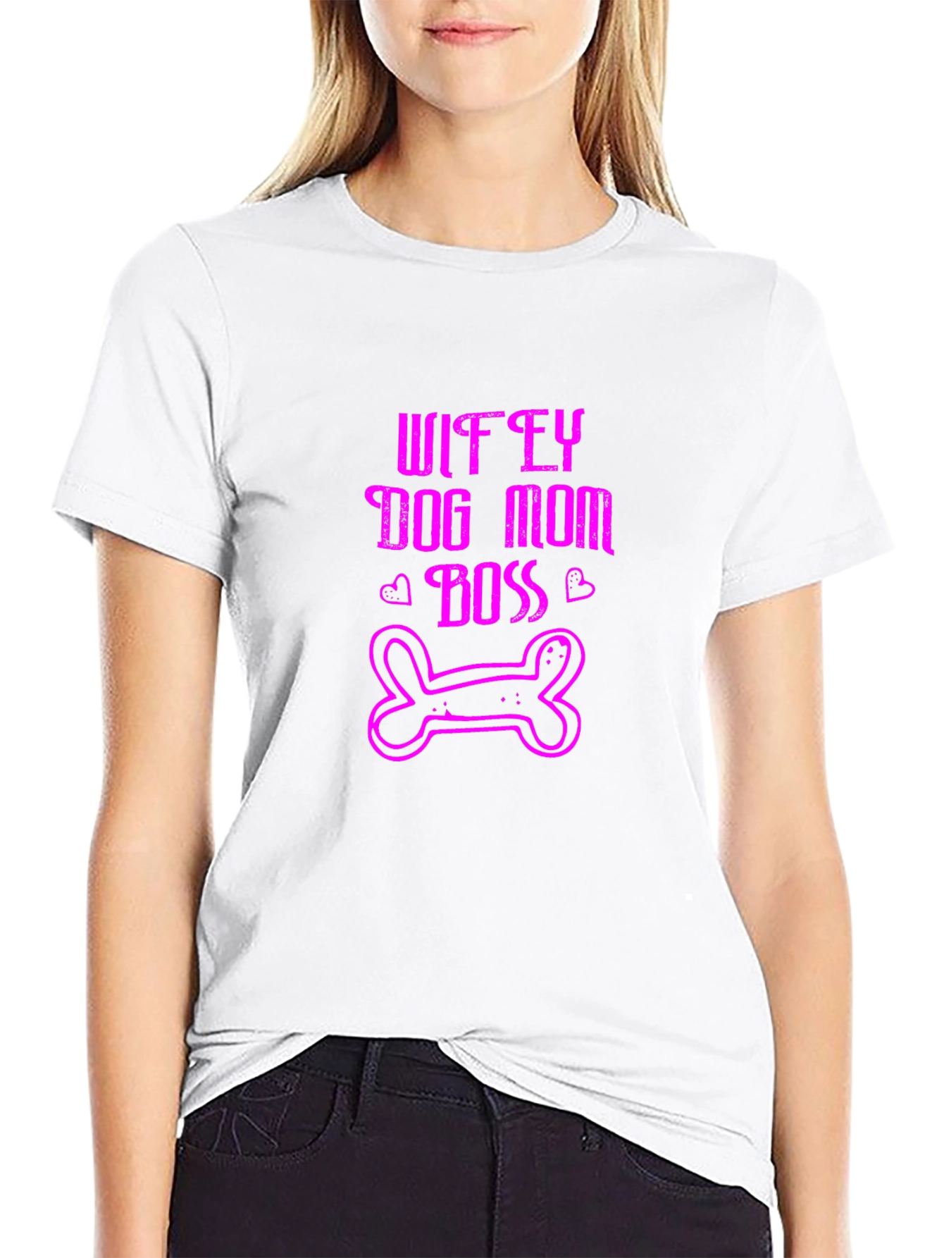 Wifey Dog Mom Boss Graphic Tee