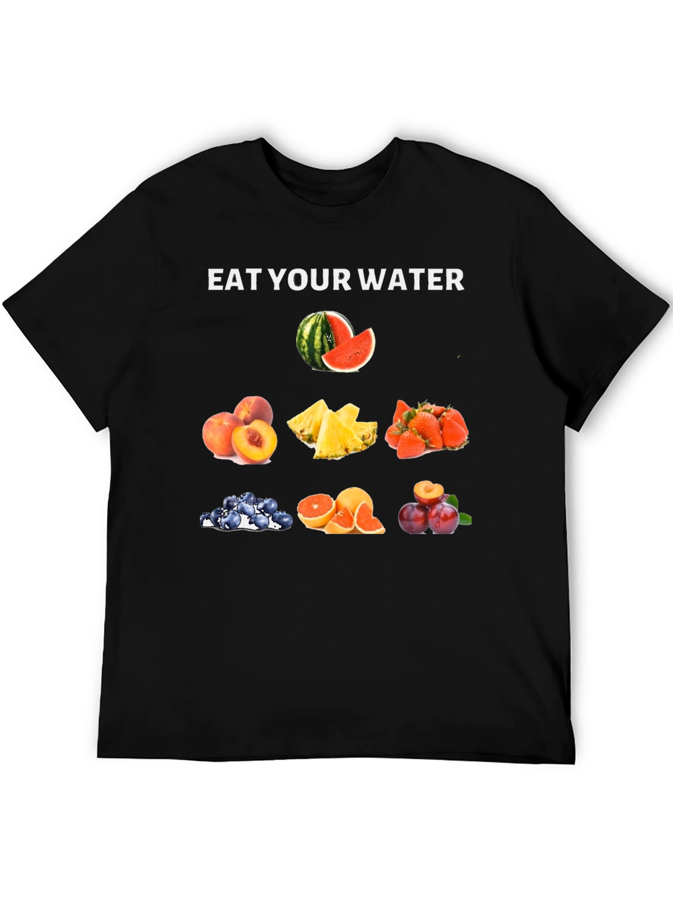 Eat Your Water Fruit T-Shirt - Hydration Fashion