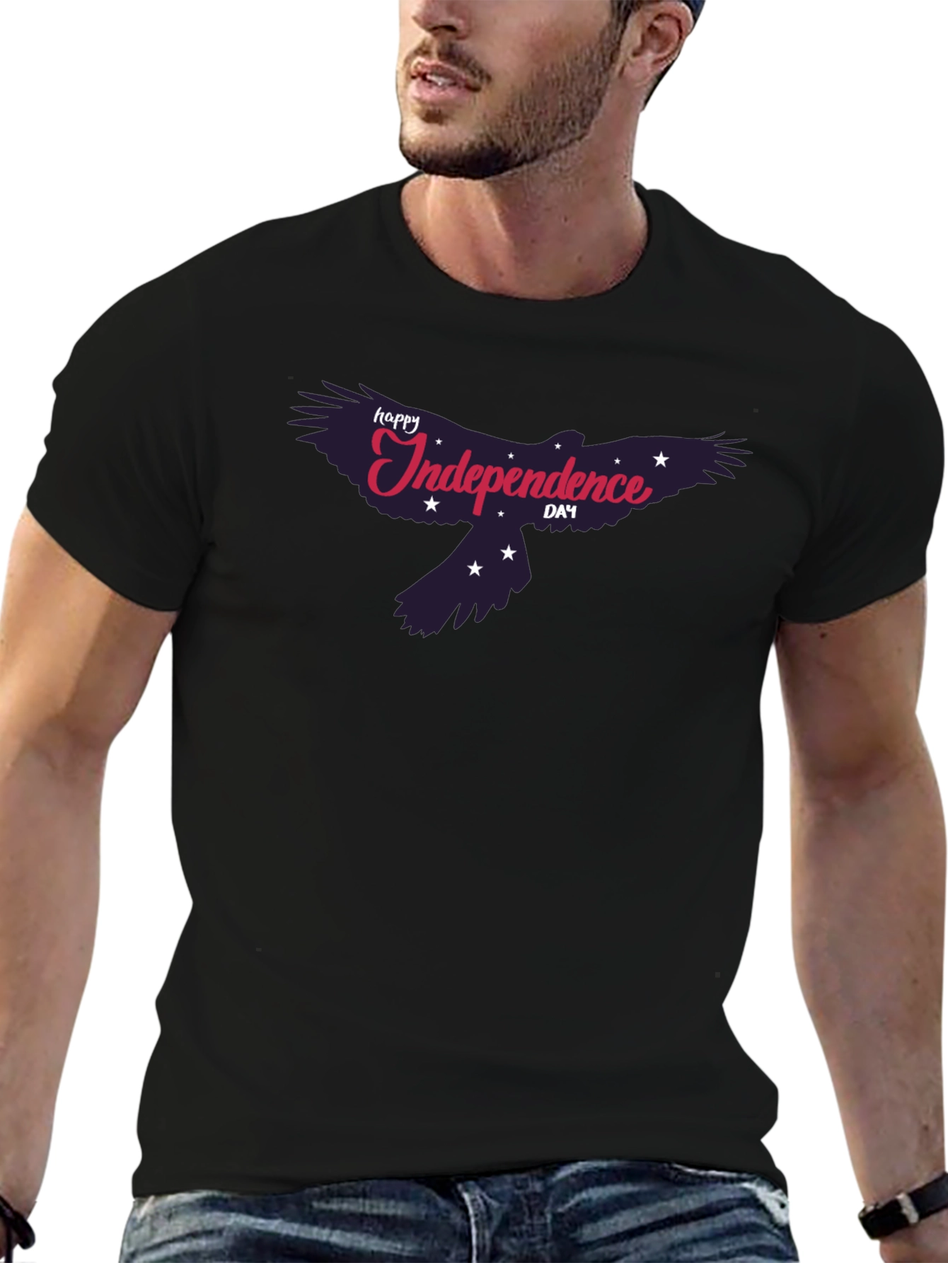 Independence Day T-Shirt - Patriotic Eagle Design