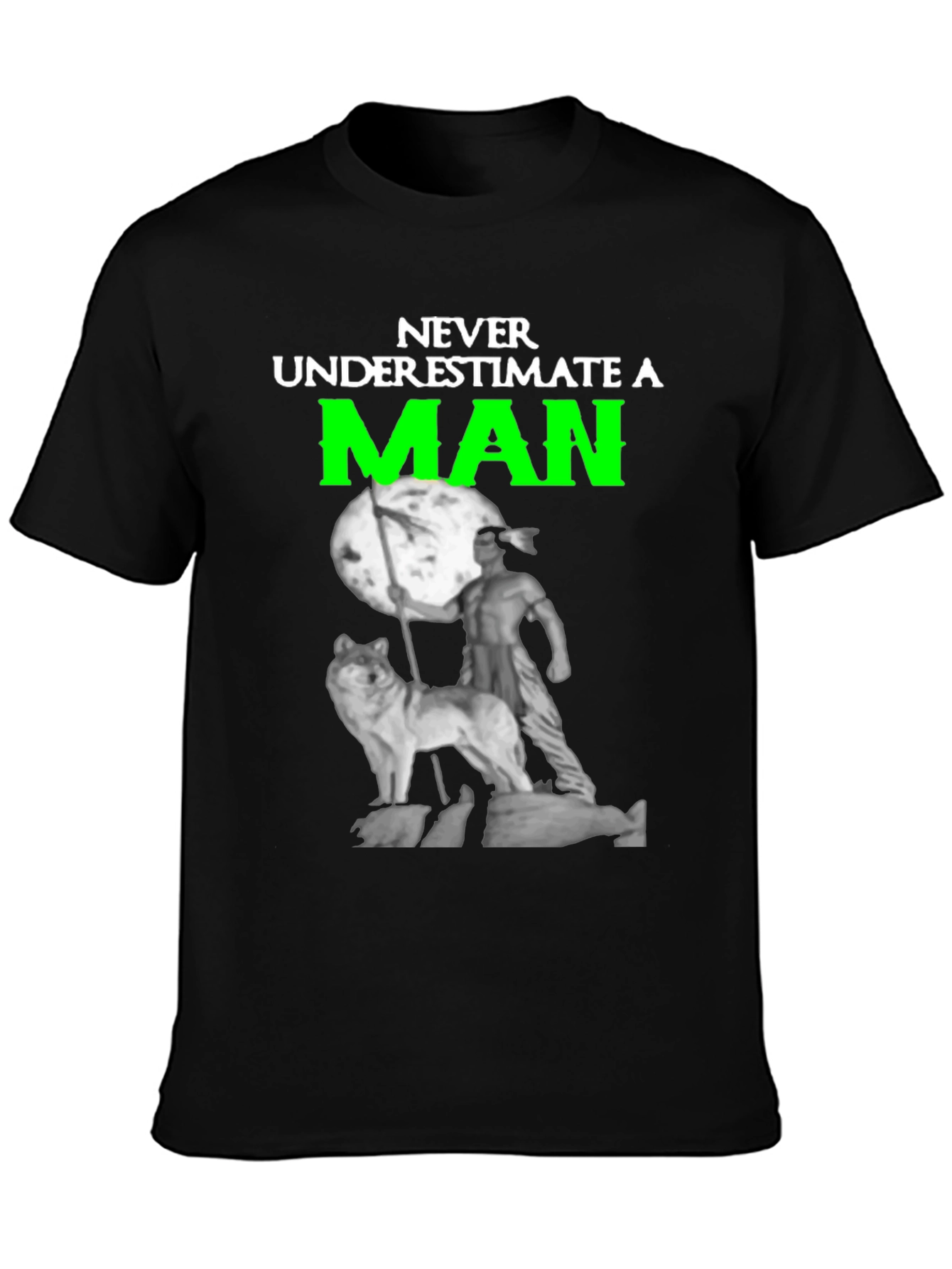 Never Underestimate a Man Graphic T-Shirt