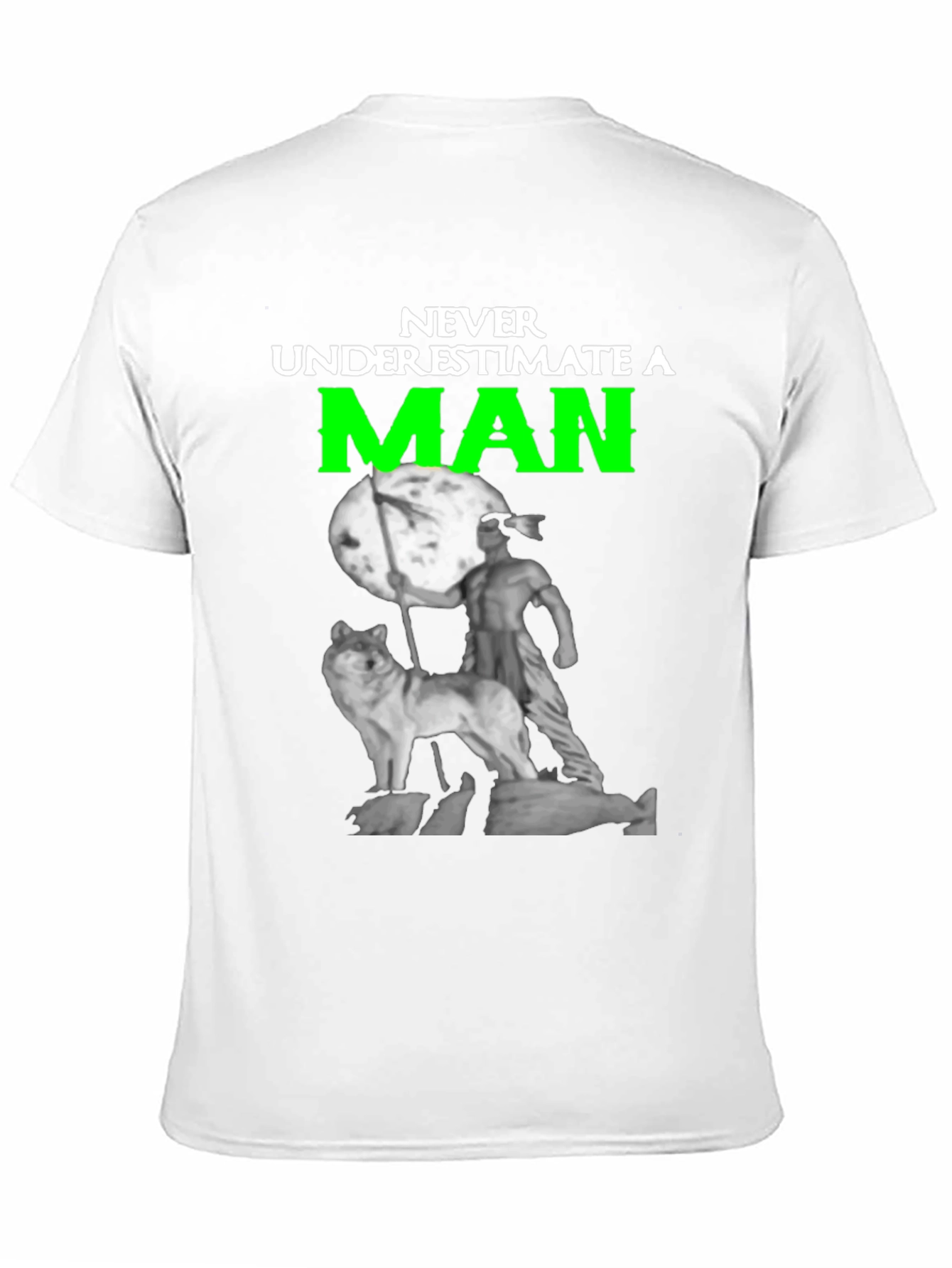 Never Underestimate a Man Graphic T-Shirt