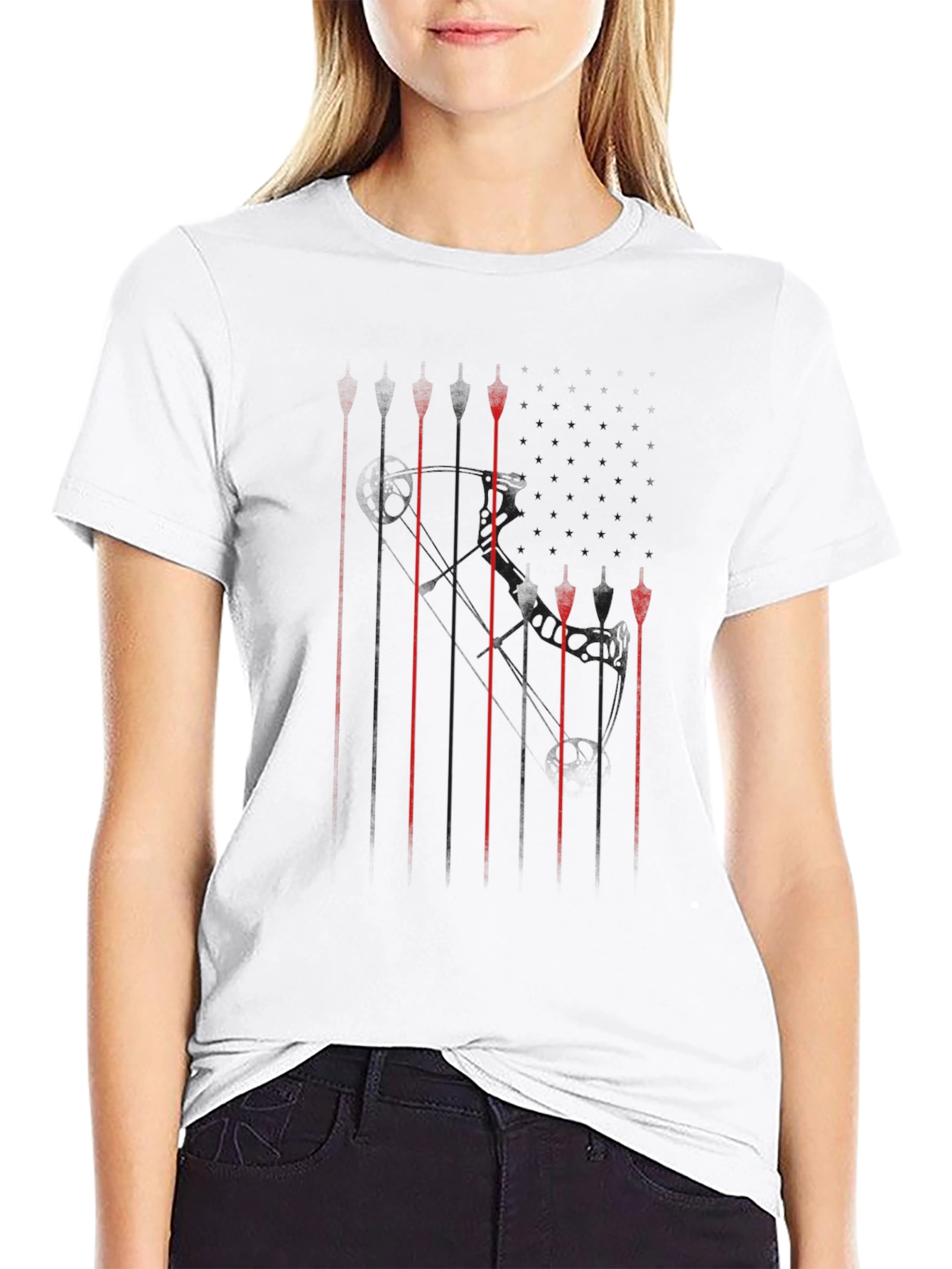 Graphic Print Black T-Shirt