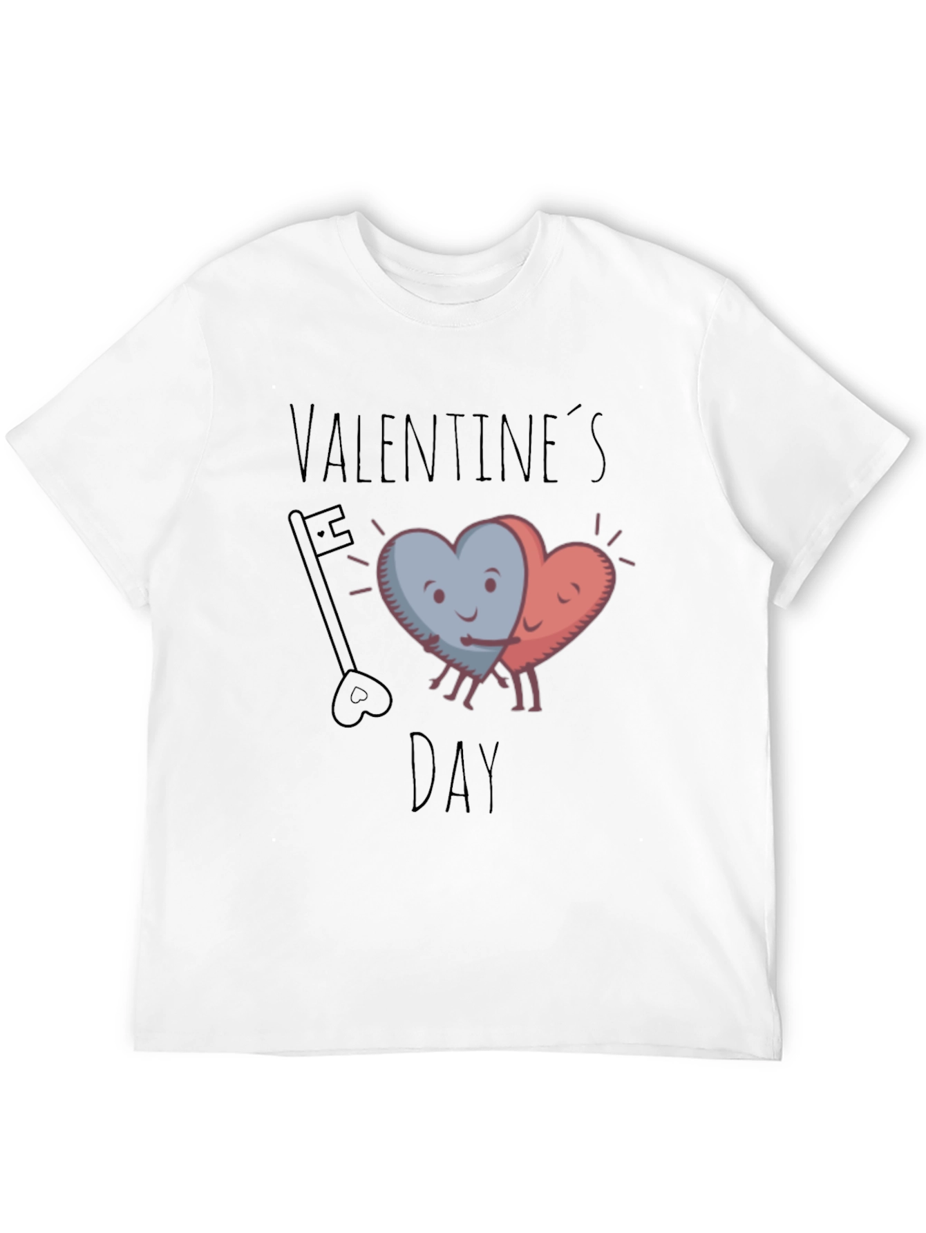 Valentines Day Heart Hug Graphic Tee