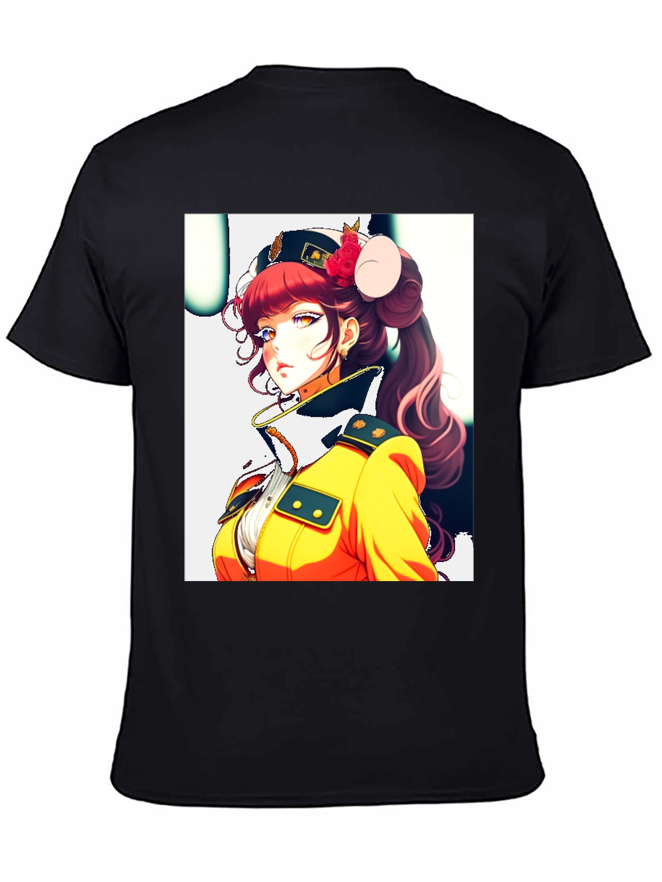 Anime Character Black T-Shirt