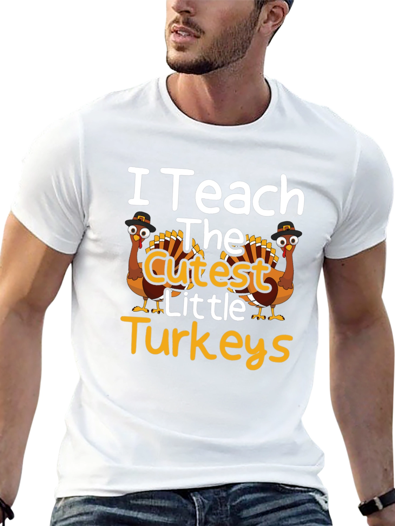 I Teach The Cutest Little Turkeys T-Shirt