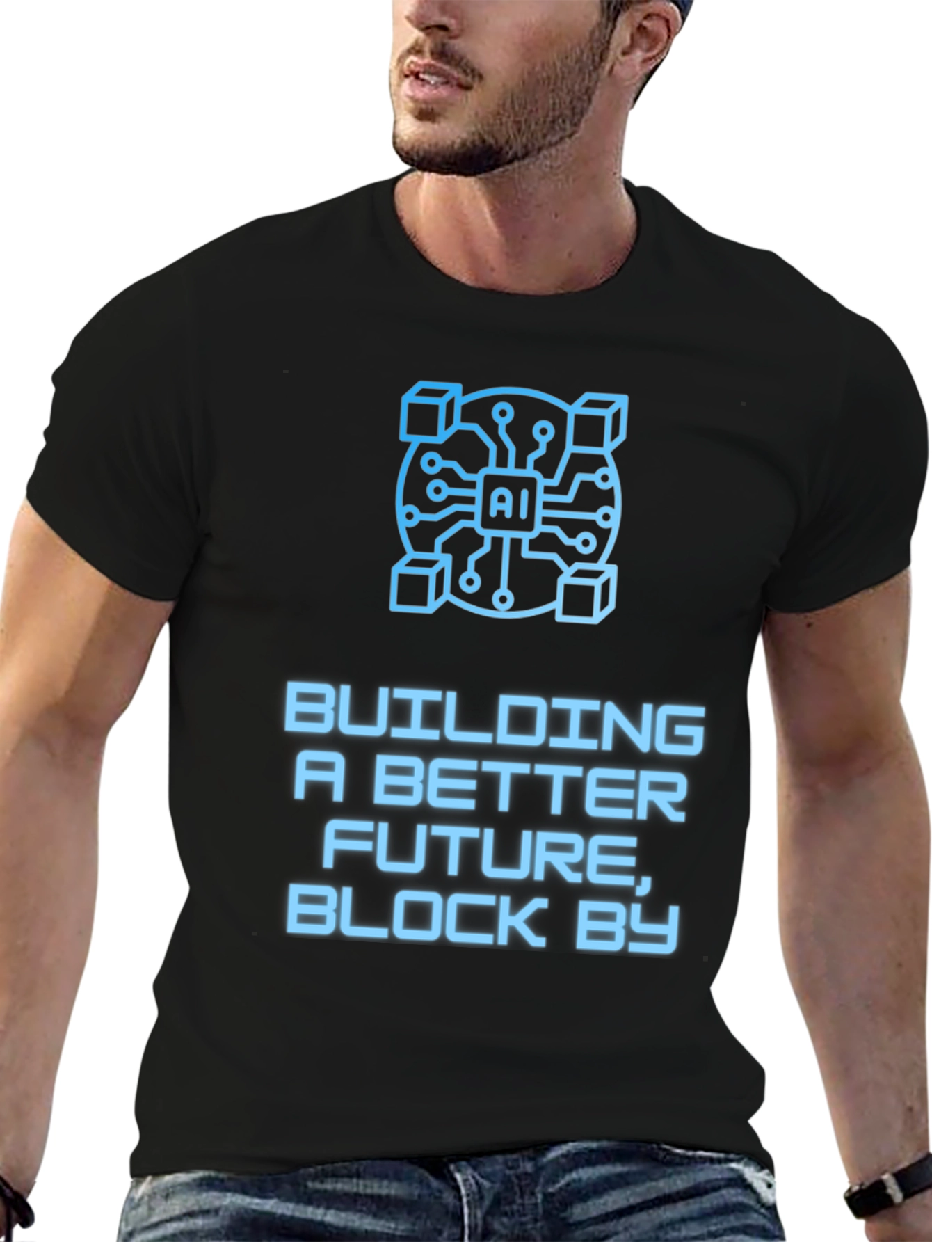 AI Blockchain T-Shirt: Building a Better Future