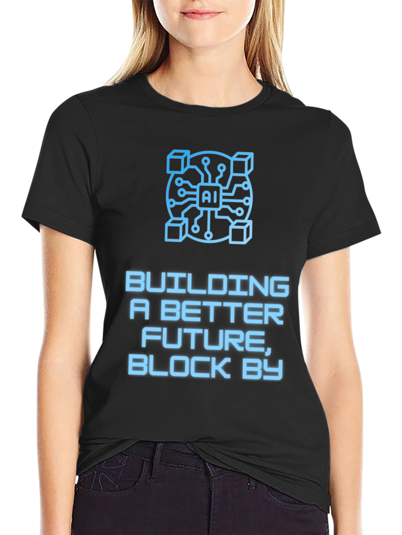 AI Blockchain T-Shirt: Building a Better Future