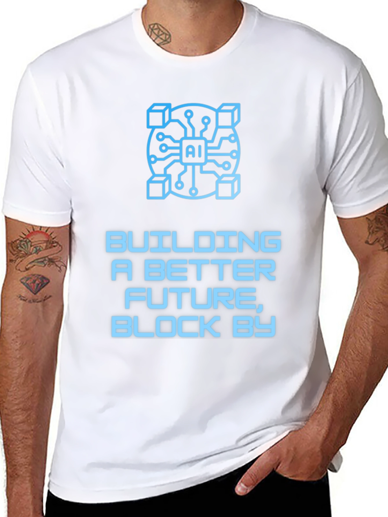AI Blockchain T-Shirt: Building a Better Future