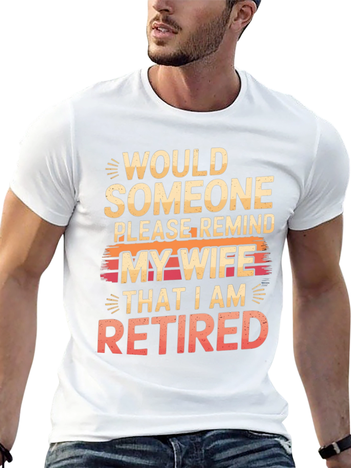 Retired Husband T-Shirt - Humorous Graphic Tee