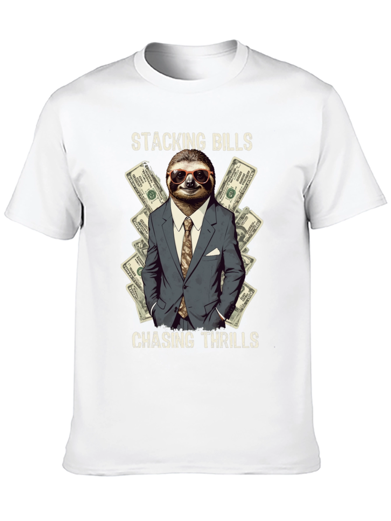 Stacking Bills Sloth Tee - Chasing Thrills