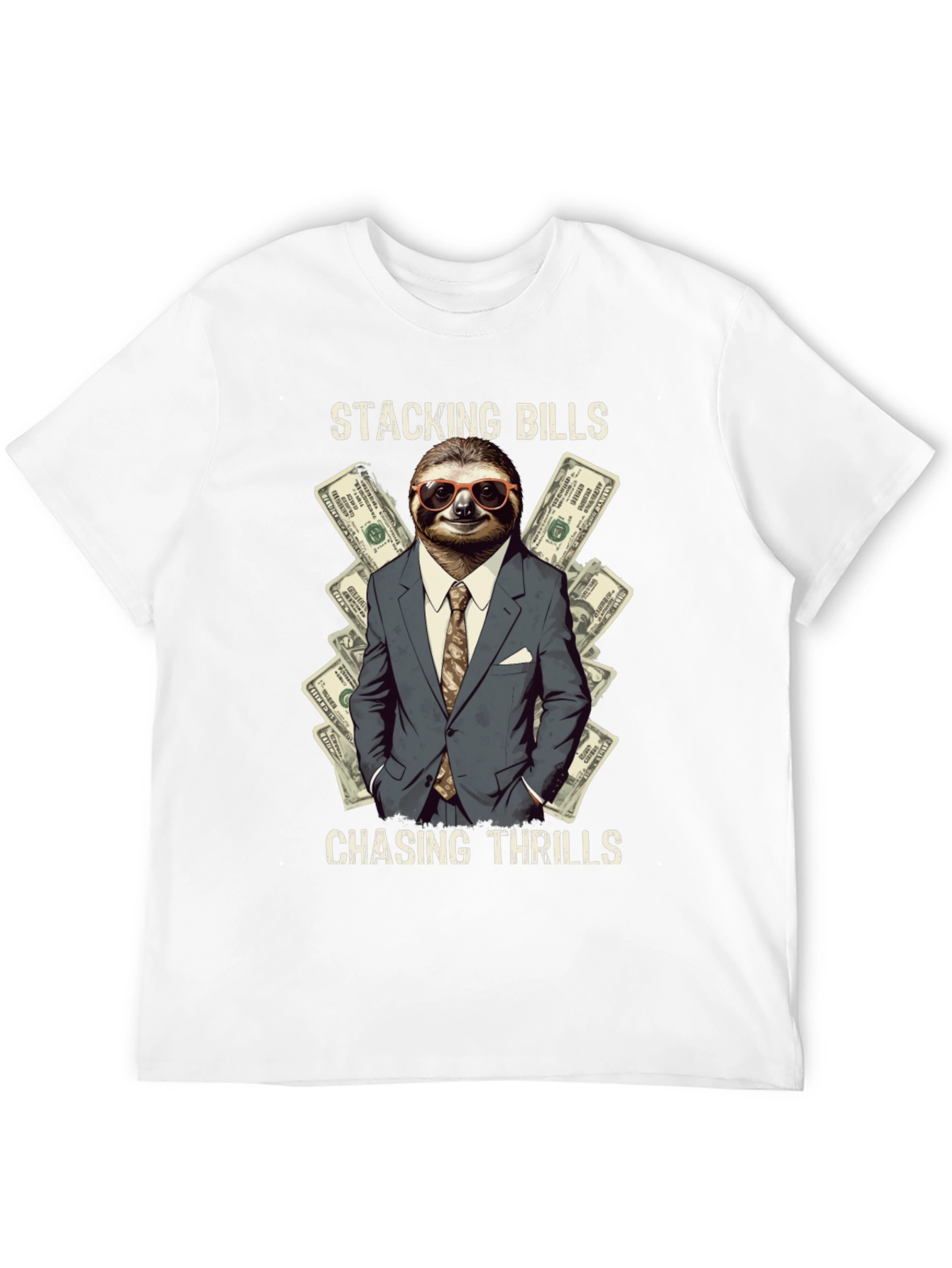 Stacking Bills Sloth Tee - Chasing Thrills