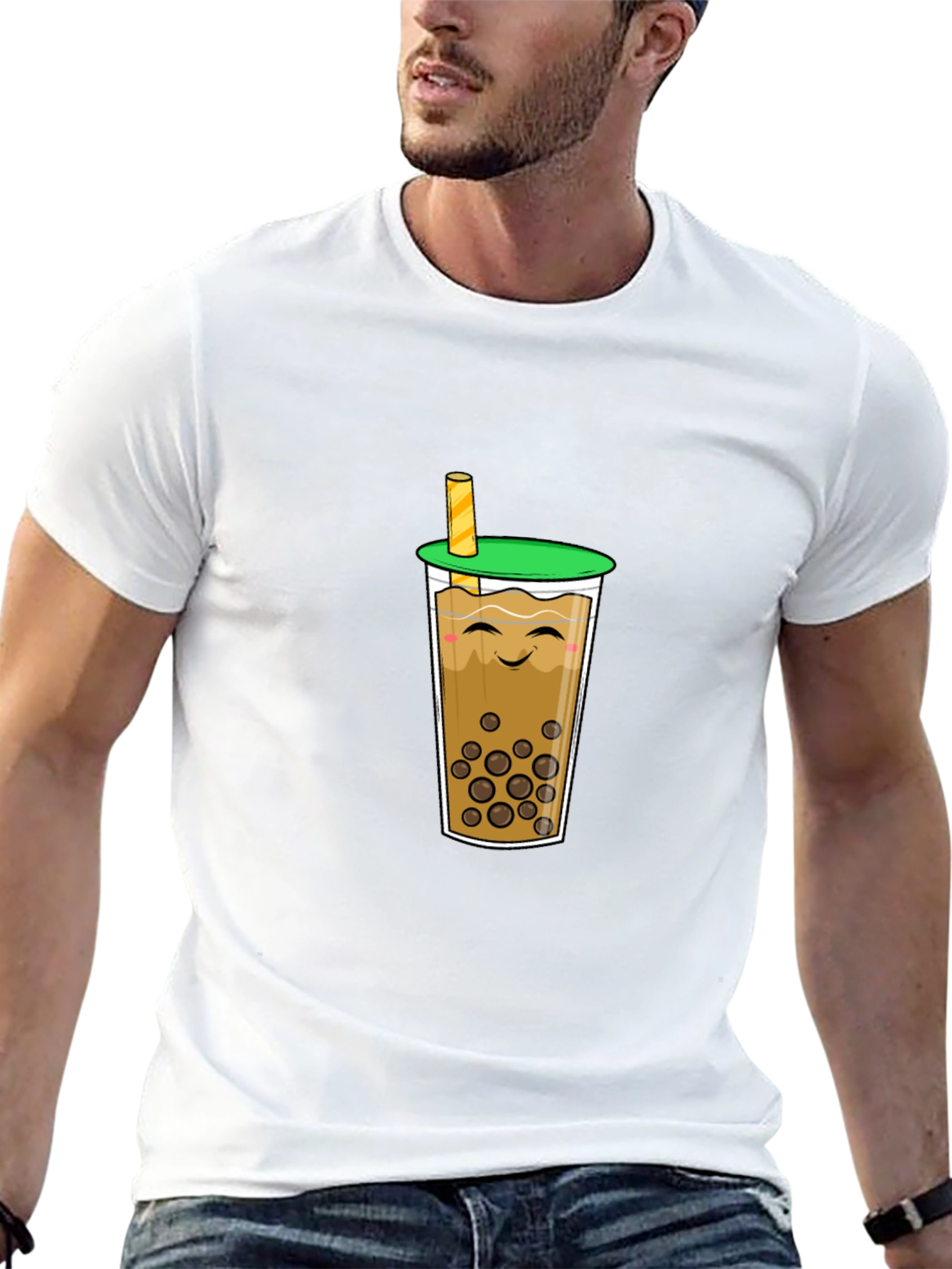 Kawaii Boba Tea T-Shirt - Cute Bubble Tea Design