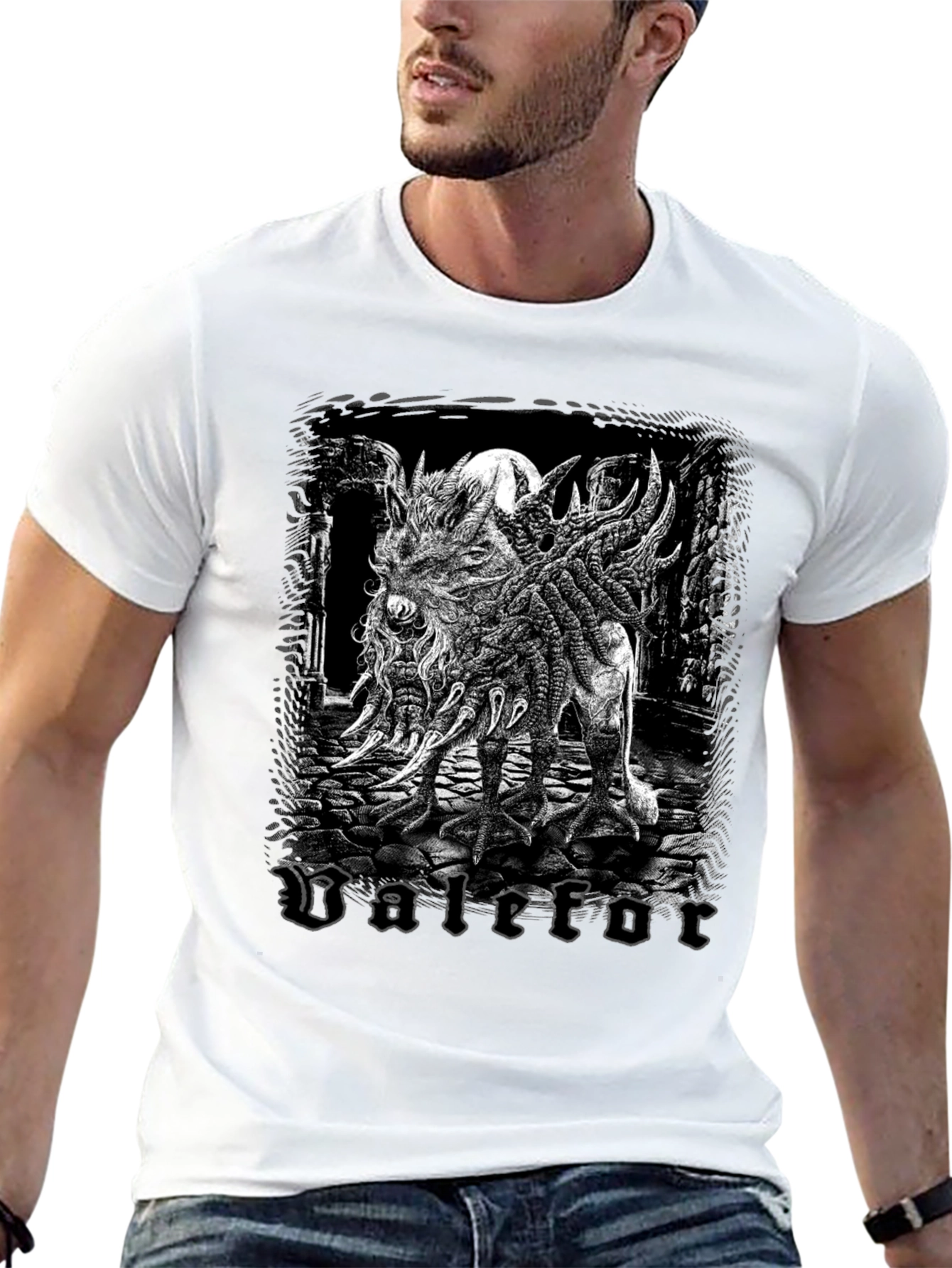 Valefor Graphic T-Shirt - Mens Black Tee
