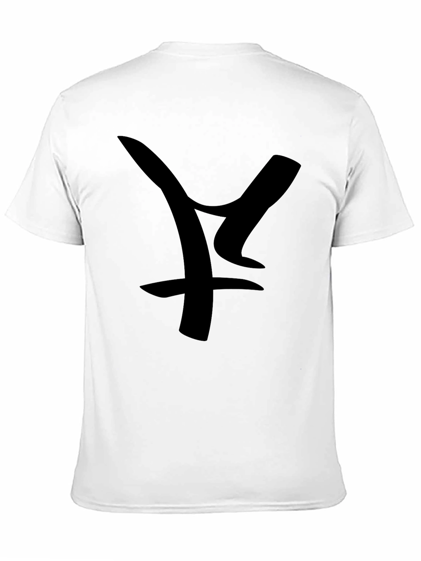Abstract Graphic Black T-Shirt - Modern Casual Wear