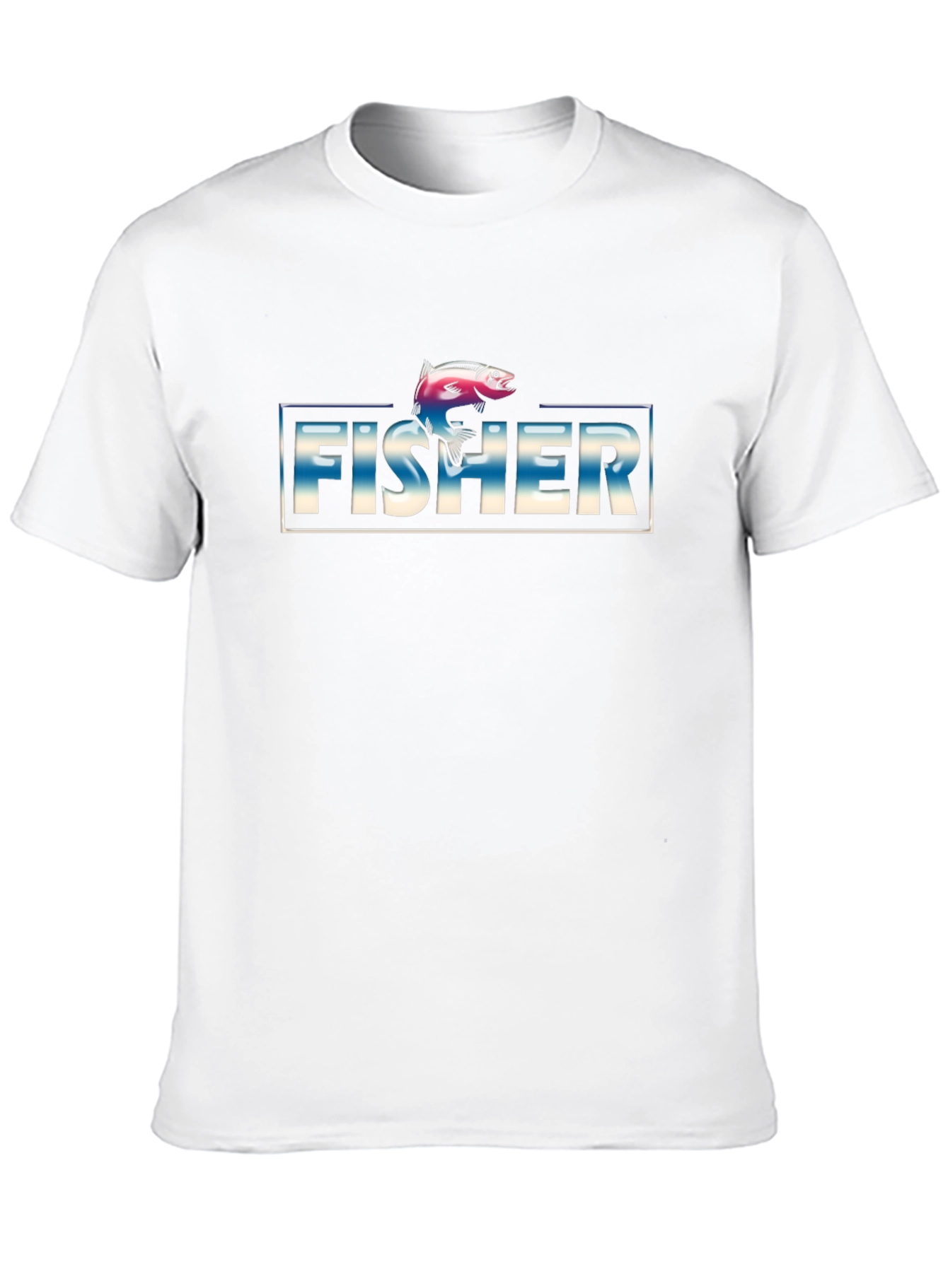 Fisher Graphic T-Shirt - Retro Style