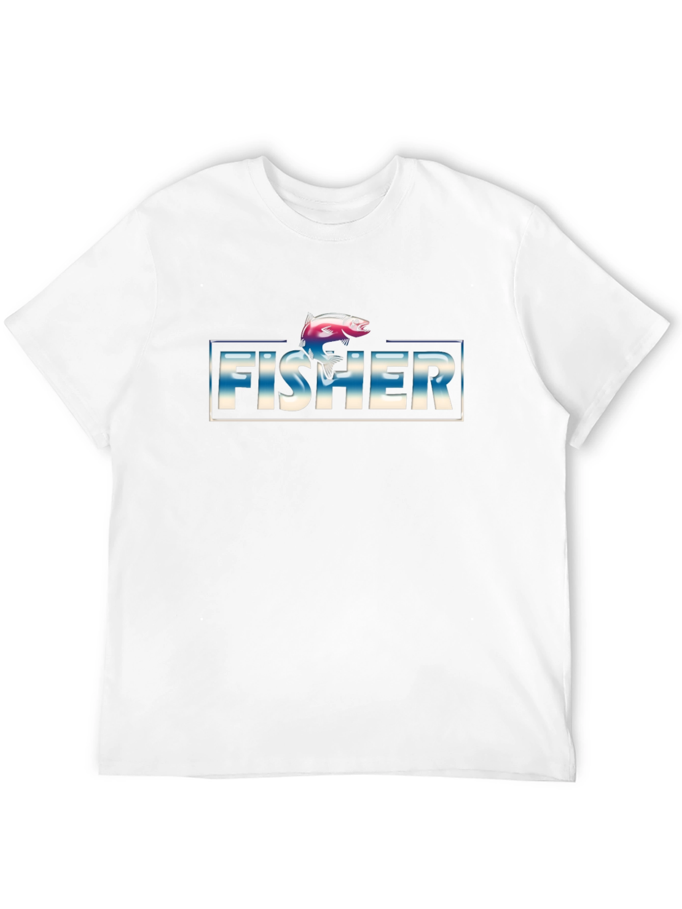 Fisher Graphic T-Shirt - Retro Style