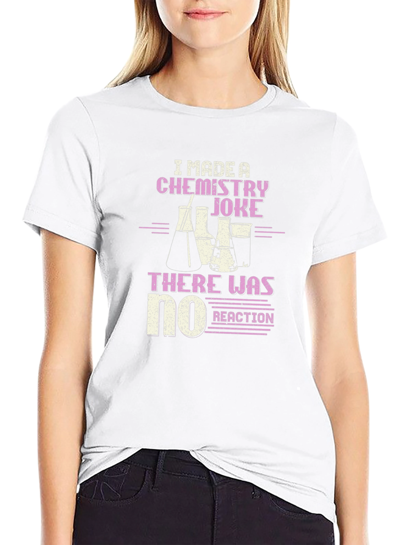 Chemistry Joke T-Shirt - No Reaction