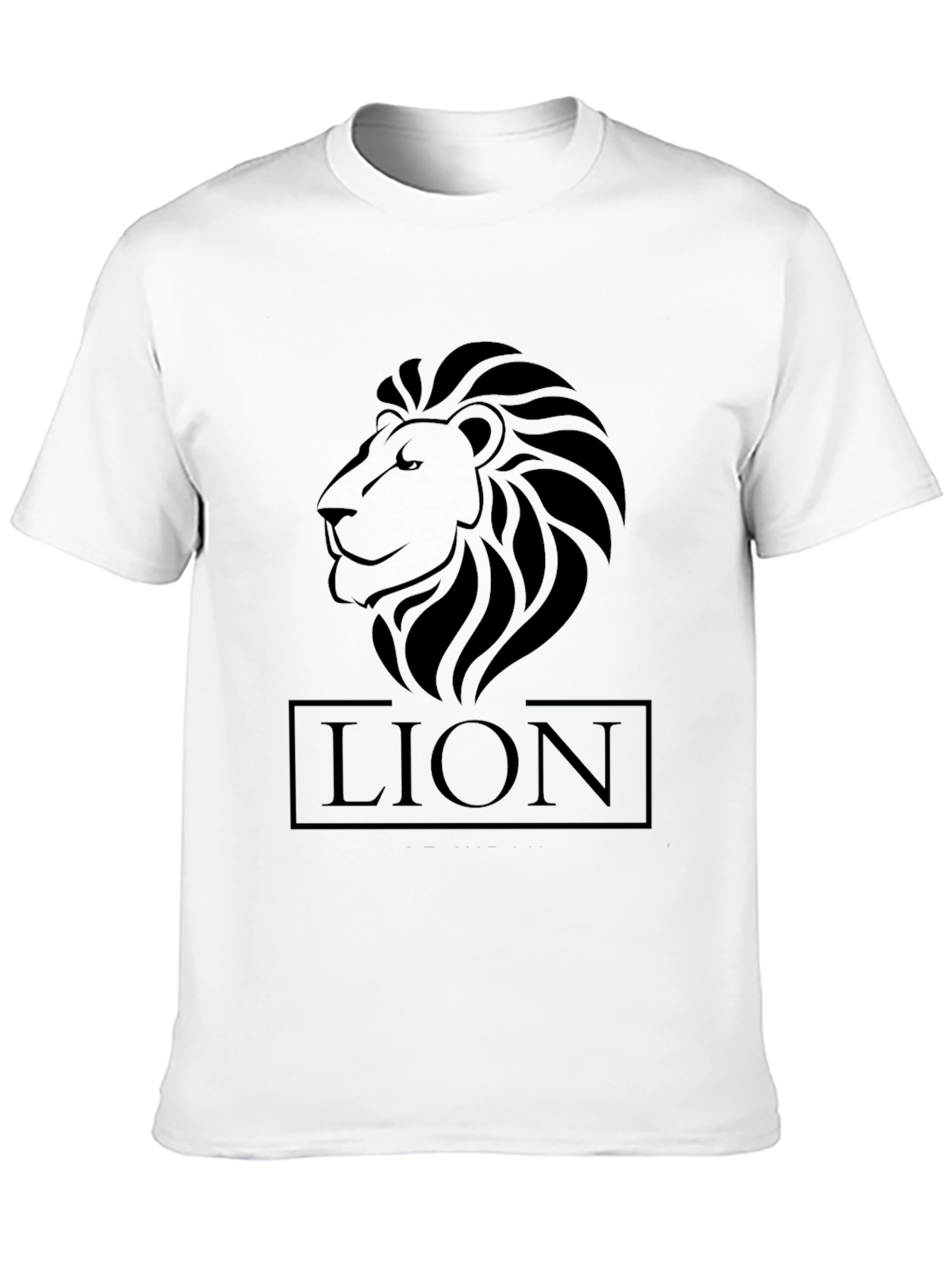 Black Lion Graphic Tee - Stylish Mens T-Shirt
