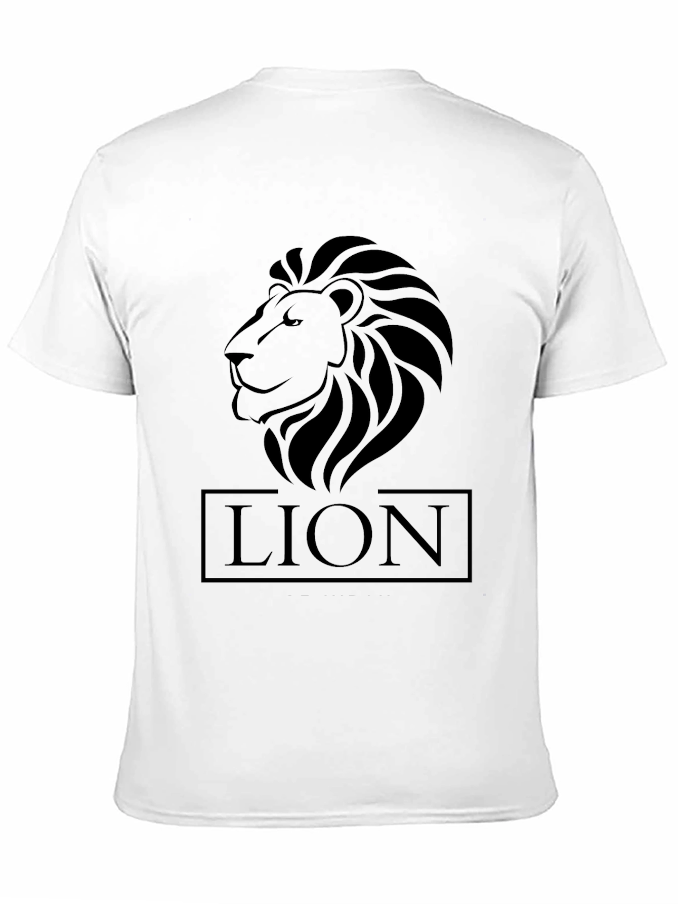 Black Lion Graphic Tee - Stylish Mens T-Shirt