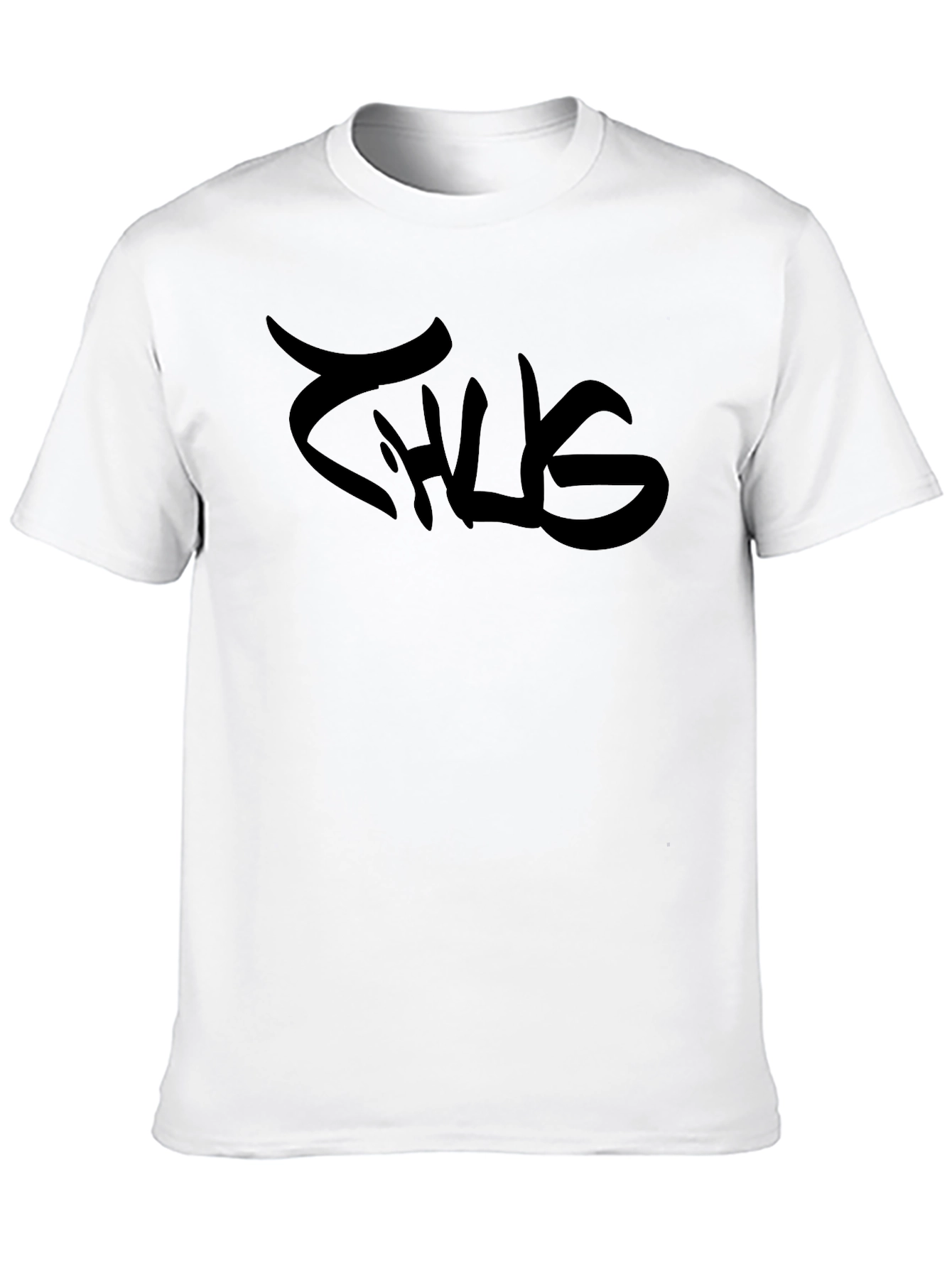 Mens Black Thug Graphic Tee