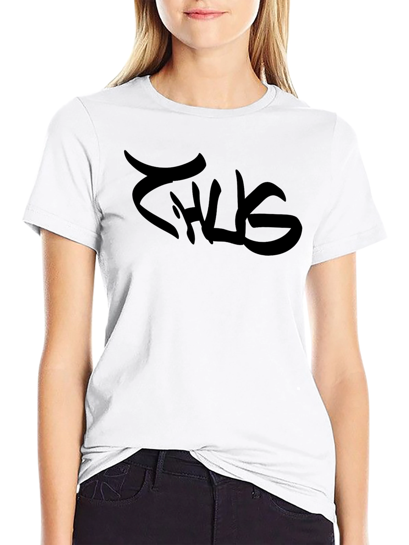 Mens Black Thug Graphic Tee