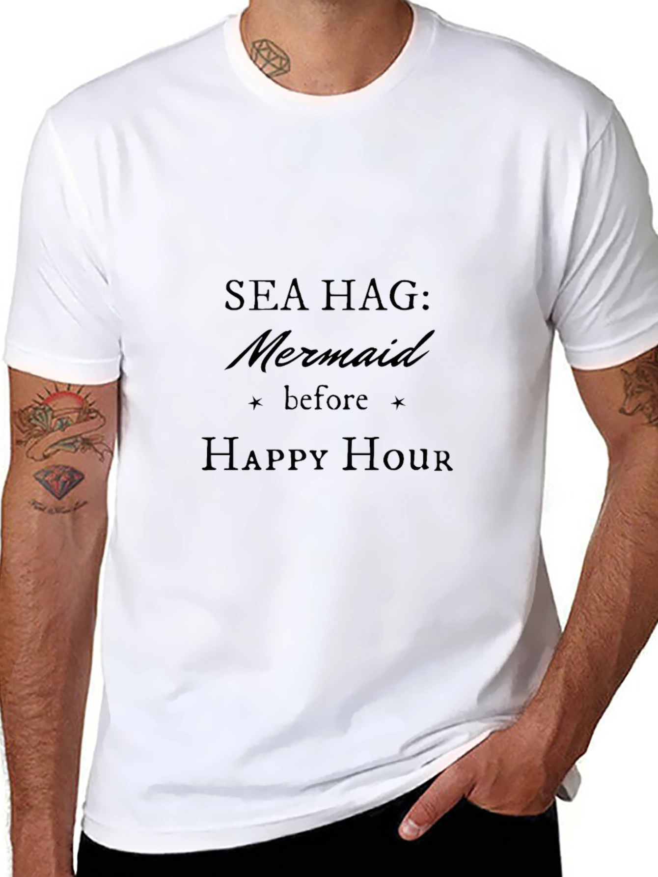 Sea Hag Mermaid T-Shirt - Before Happy Hour