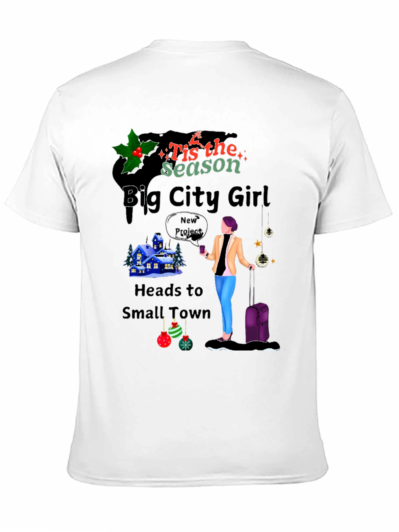 Big City Girl Christmas Graphic Tee