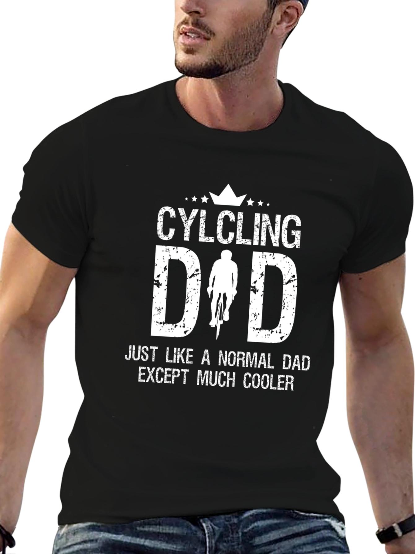Cycling Dad T-Shirt - Cool Fathers Day Gift