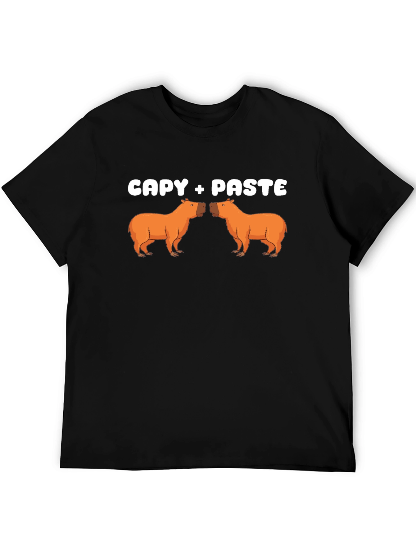 Capy + Paste Funny Graphic T-Shirt