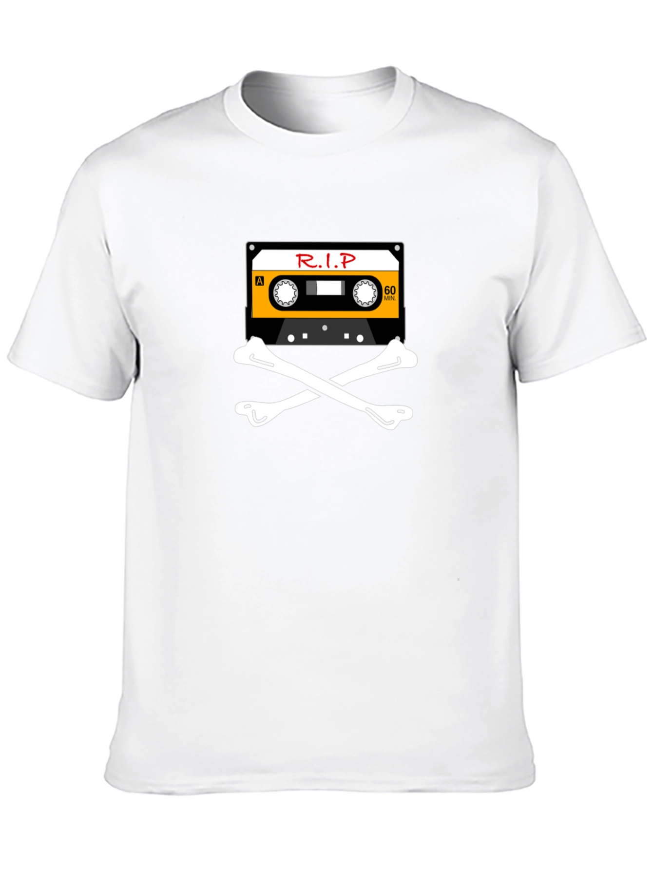 RIP Cassette Tape & Crossbones Graphic Tee