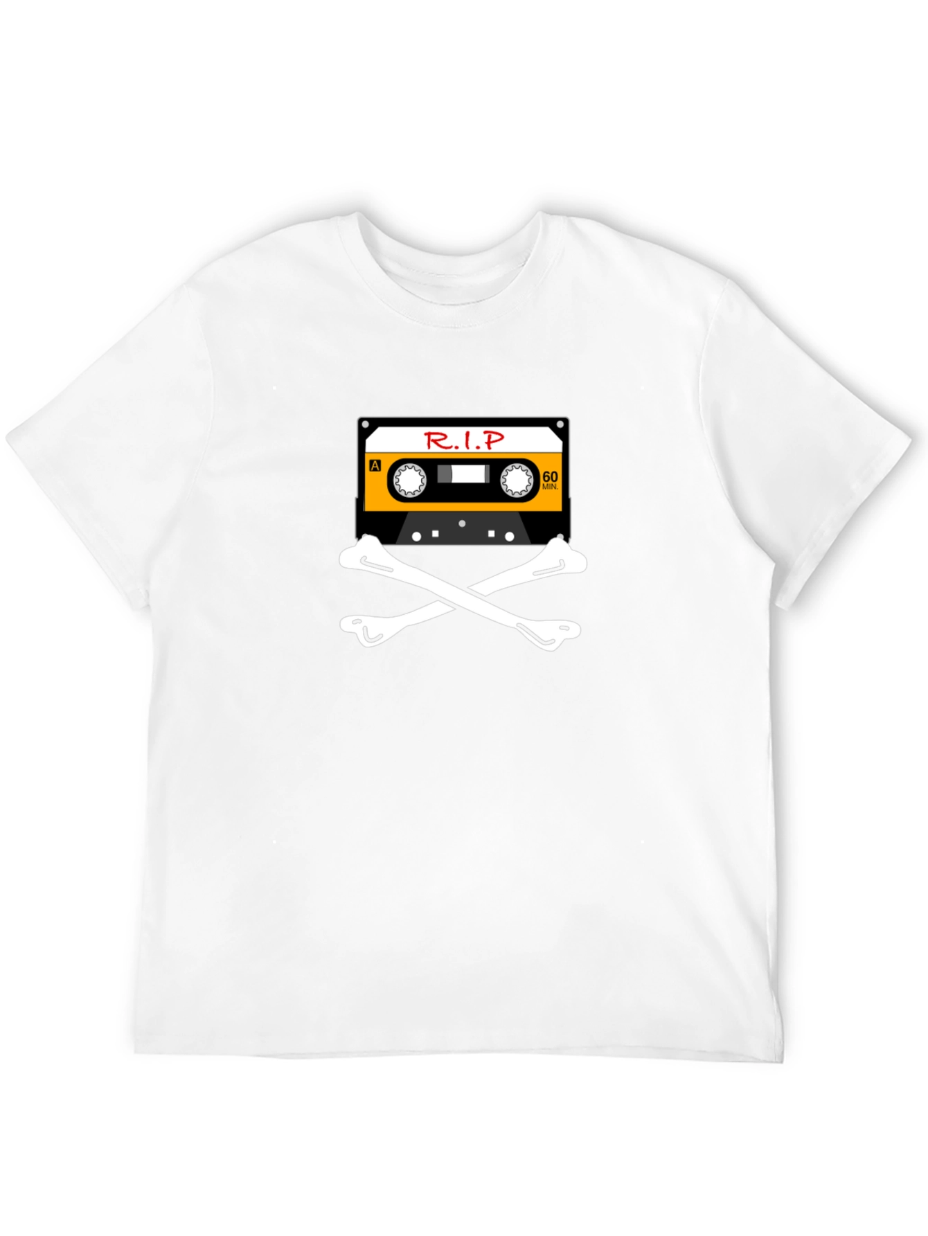 RIP Cassette Tape & Crossbones Graphic Tee
