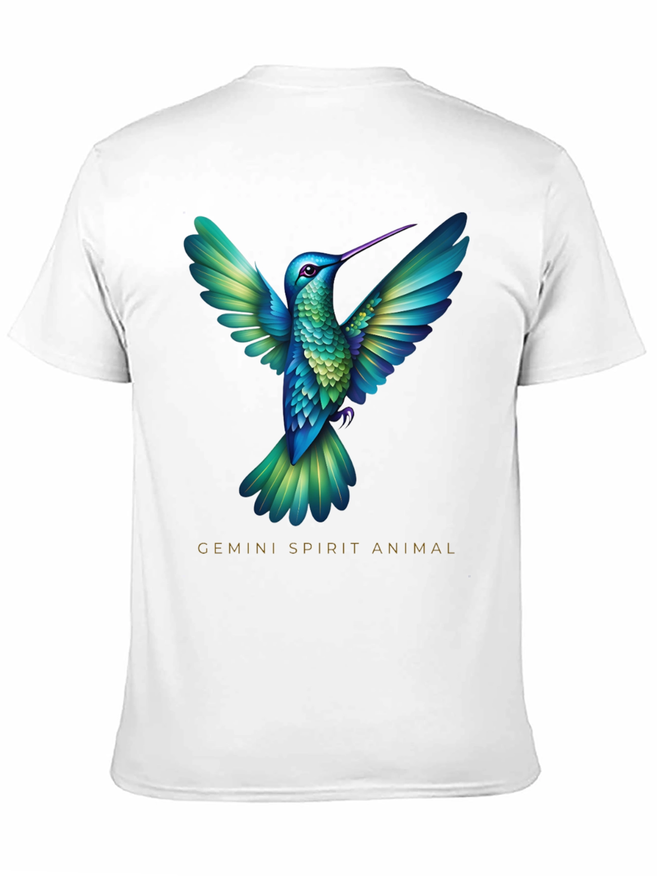 Gemini Spirit Animal Hummingbird Graphic Tee