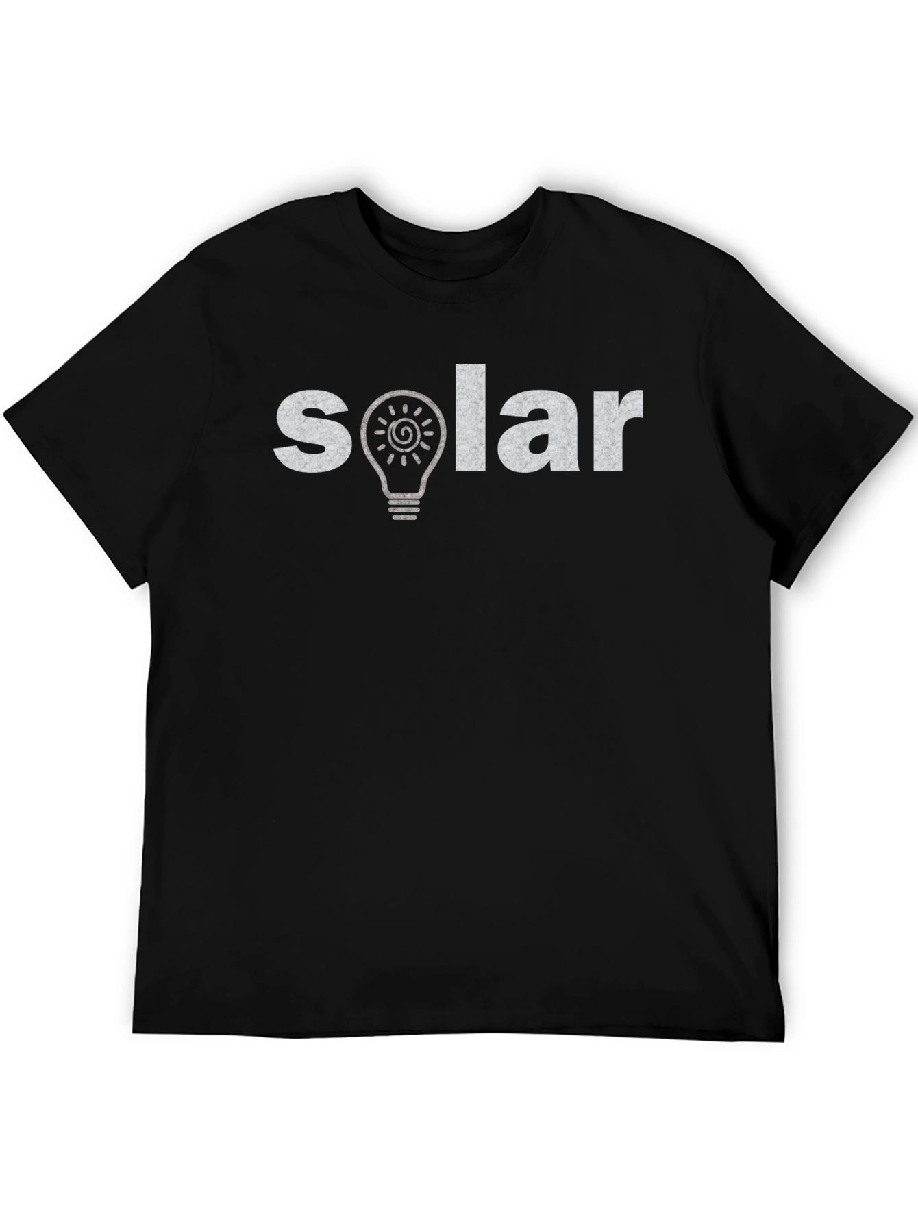 Solar Energy Light Bulb Graphic T-Shirt