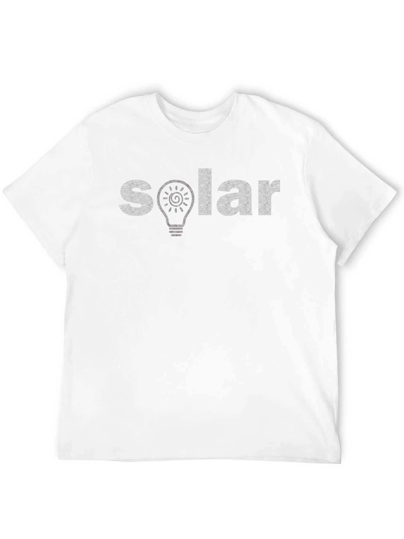 Solar Energy Light Bulb Graphic T-Shirt