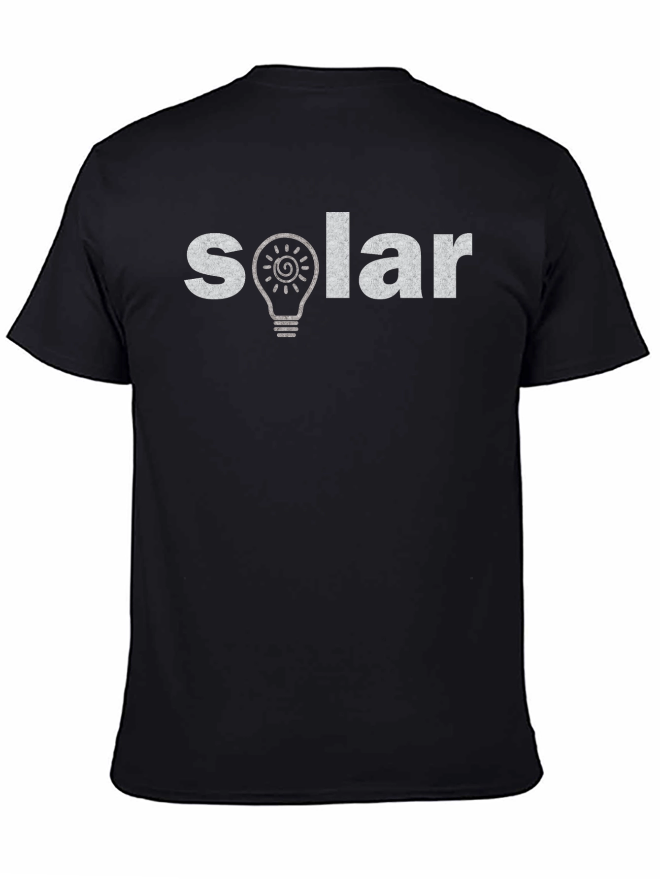 Solar Energy Light Bulb Graphic T-Shirt